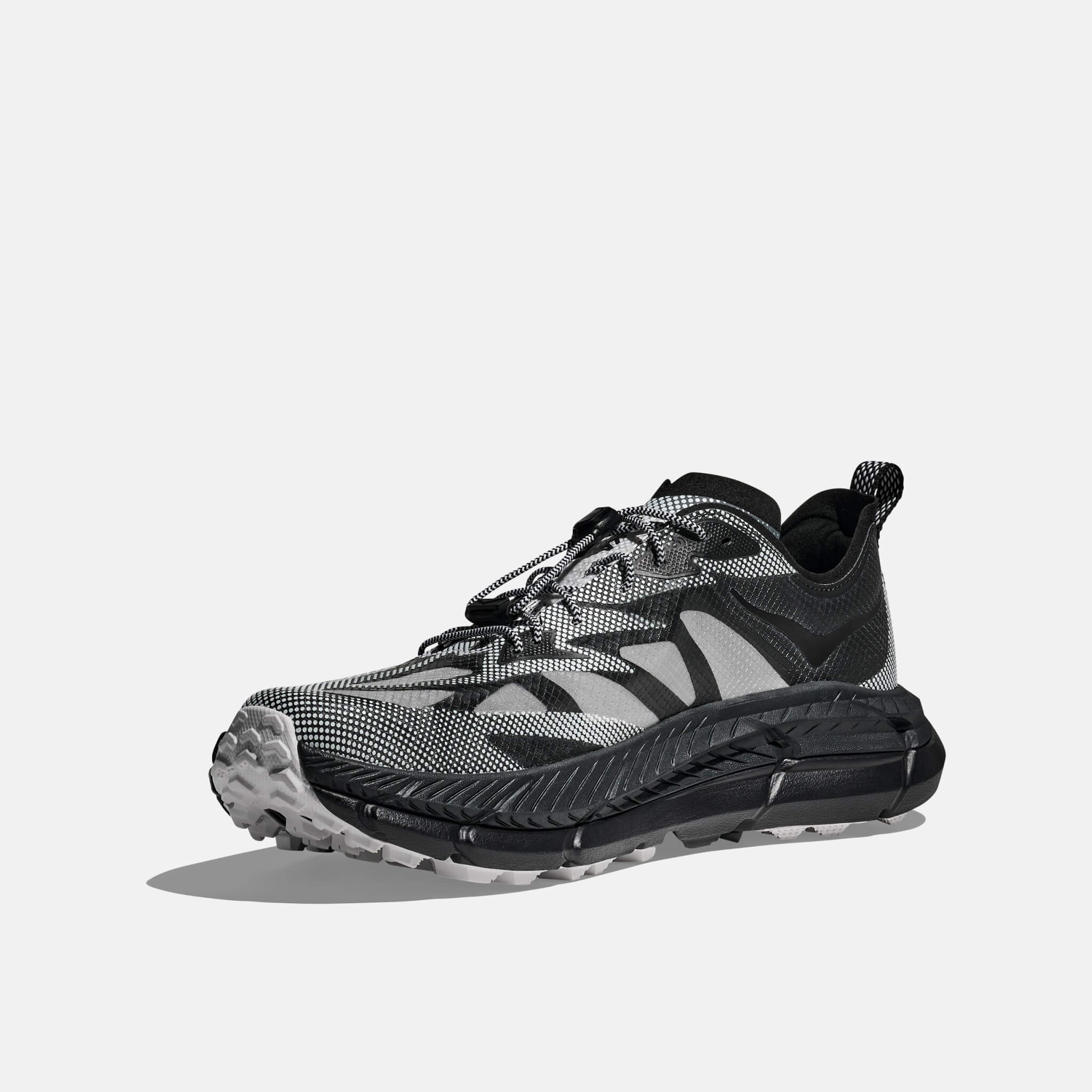 Unisex čierno-šedé tenisky Hoka Mafate Speed 4 Lite TS