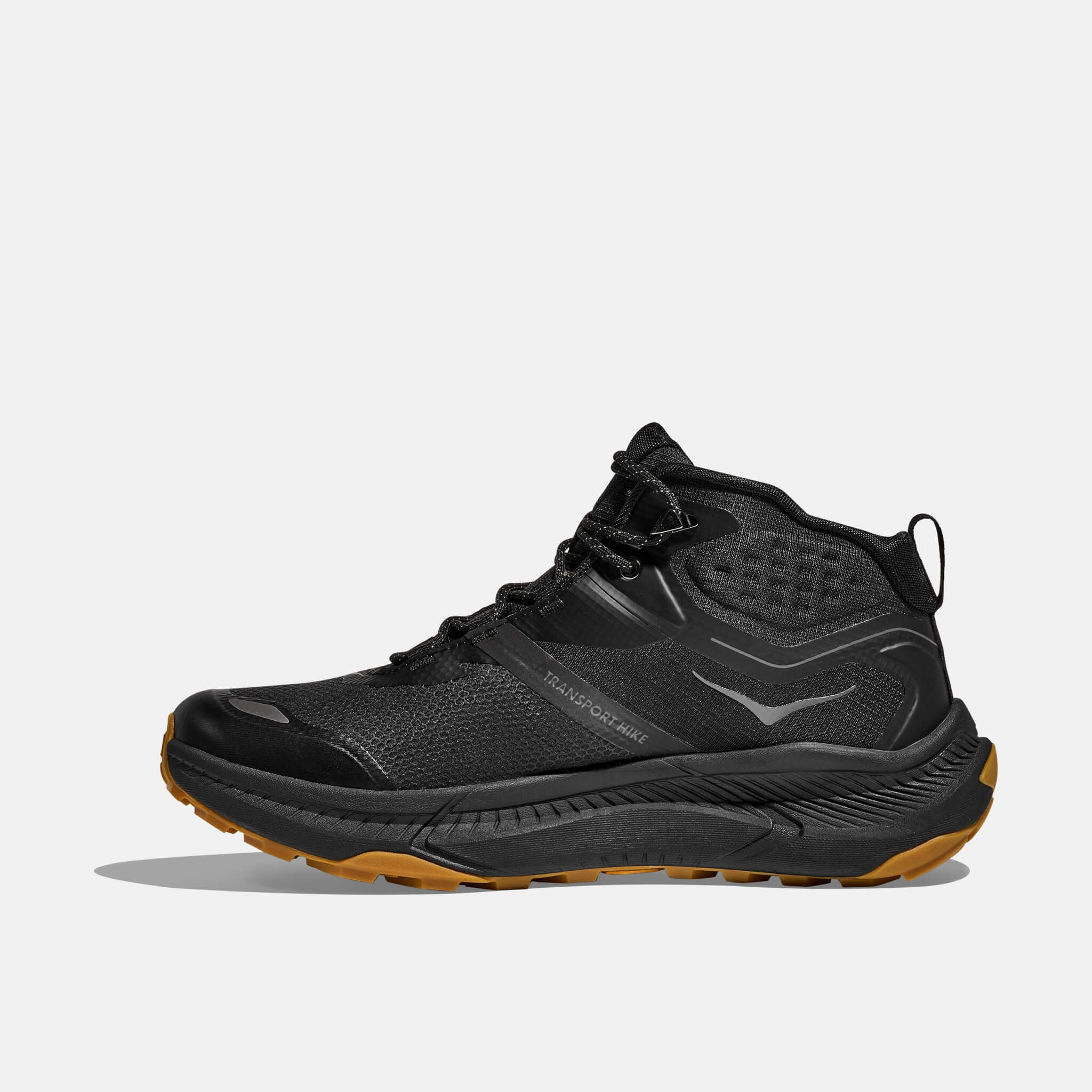 Pánske čierne outdoorové tenisky Hoka Transport Hike GTX