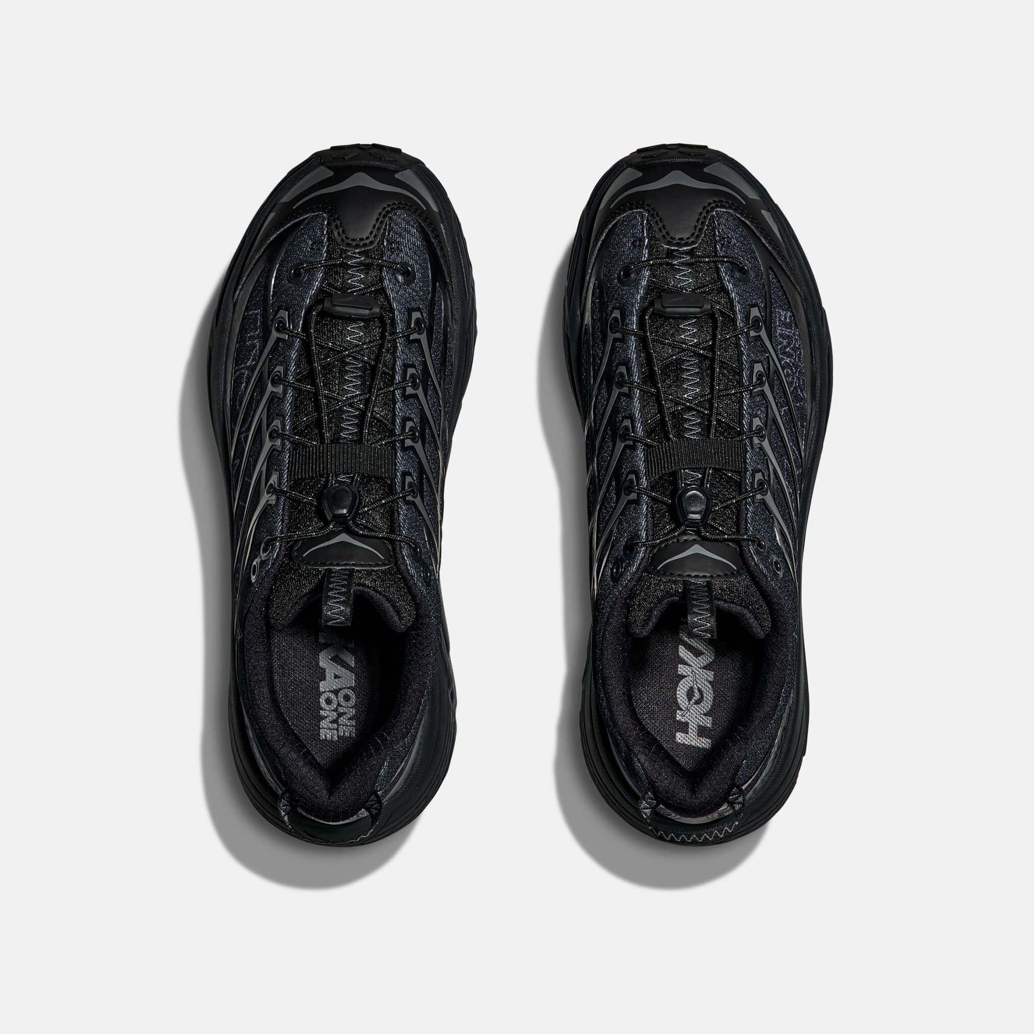 Unisex čierne tenisky Hoka Mafate Three2 Wordmark