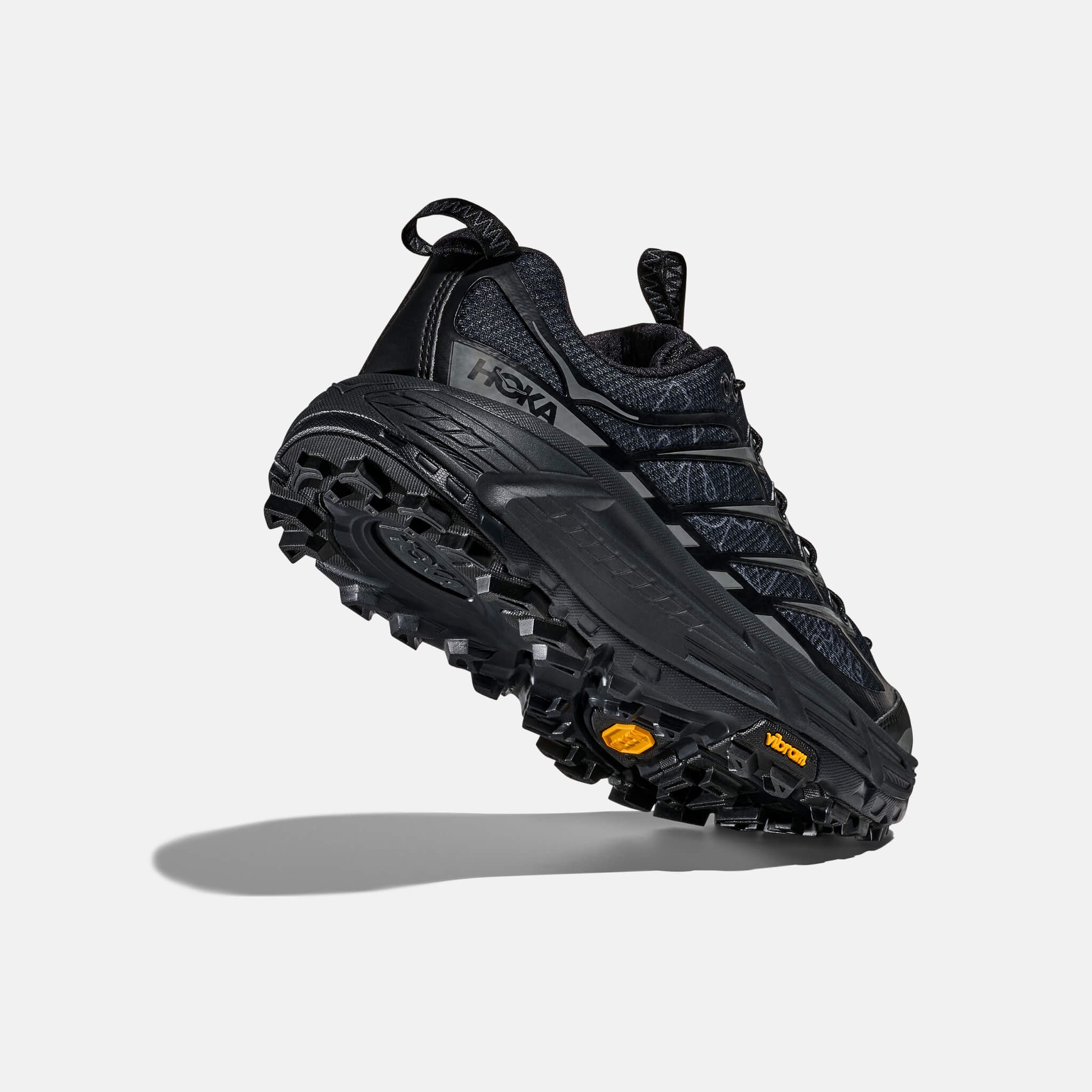 Unisex čierne tenisky Hoka Mafate Three2 Wordmark