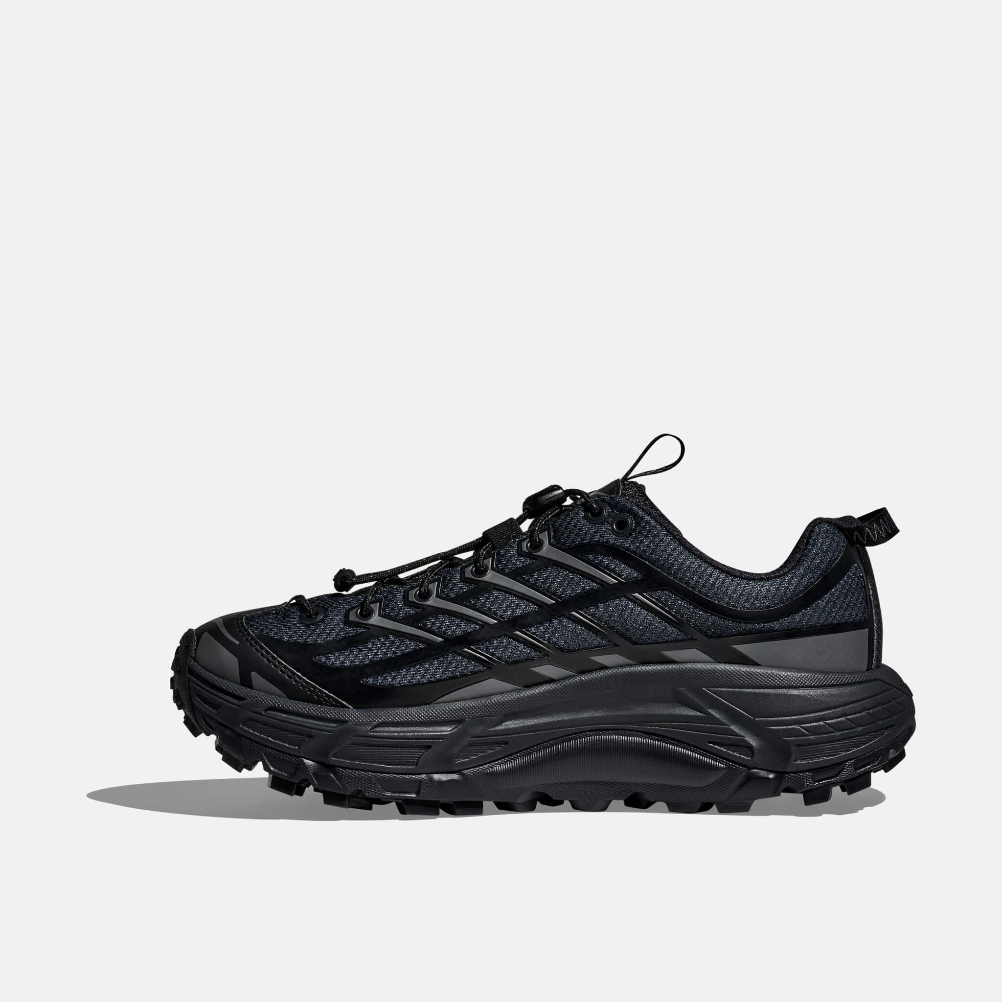 Unisex čierne tenisky Hoka Mafate Three2 Wordmark