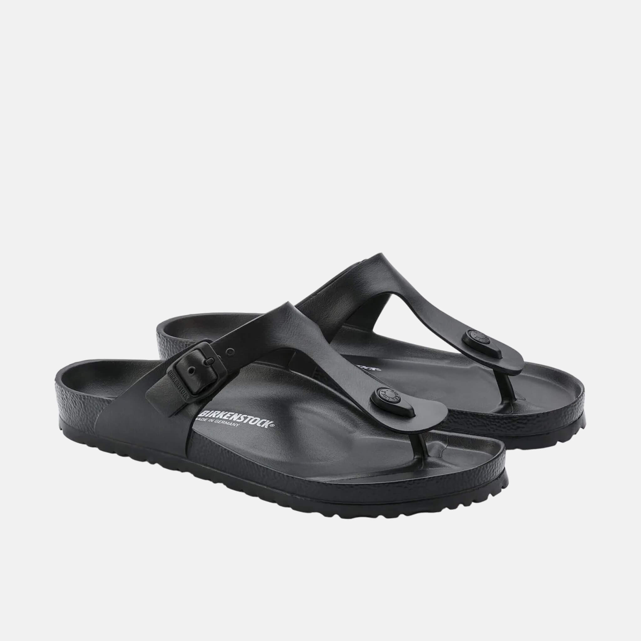 Čierne Regular papuče Birkenstock Gizeh EVA