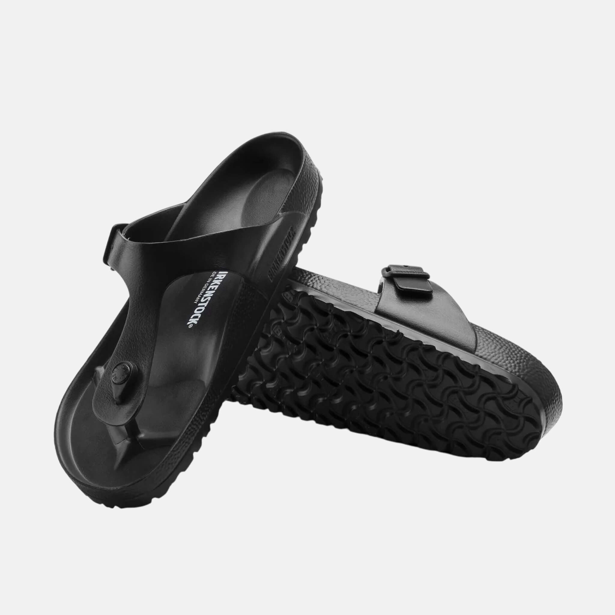 Čierne Regular papuče Birkenstock Gizeh EVA