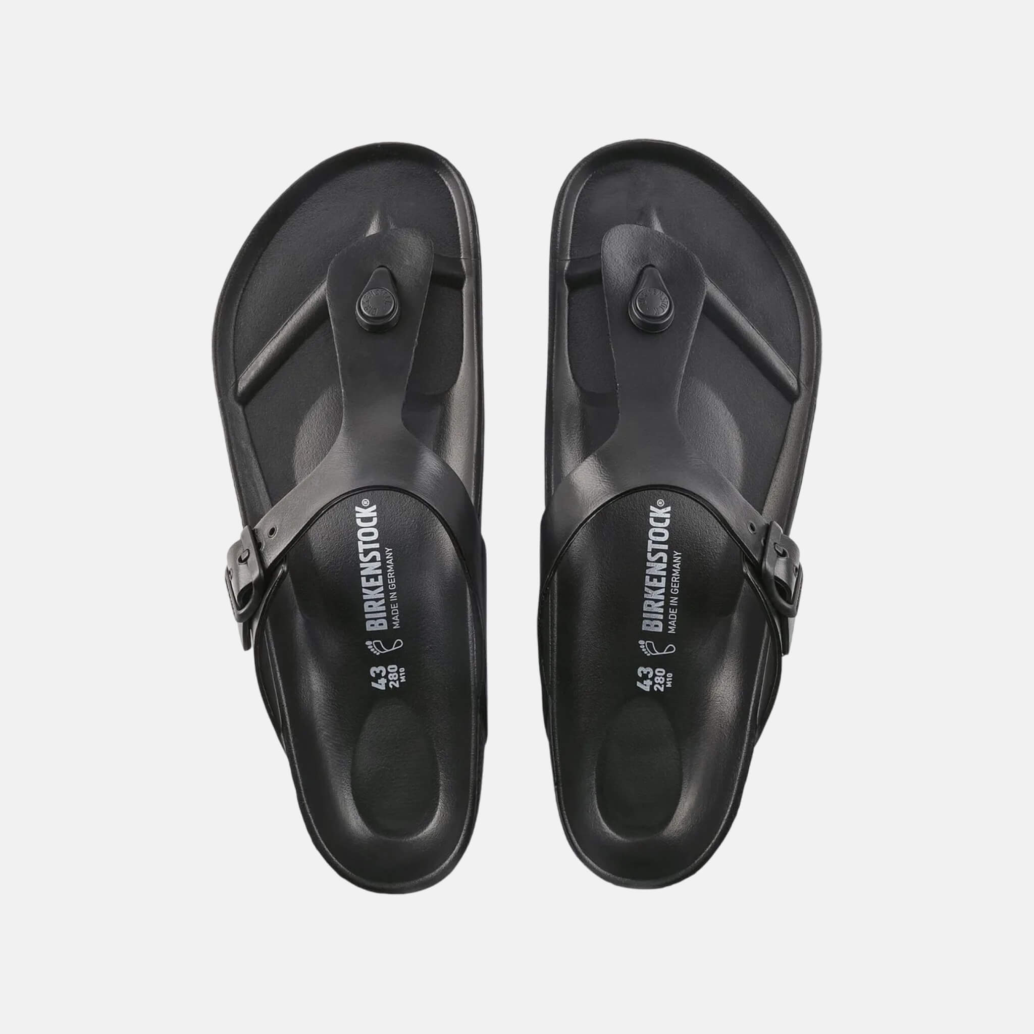 Čierne Regular papuče Birkenstock Gizeh EVA