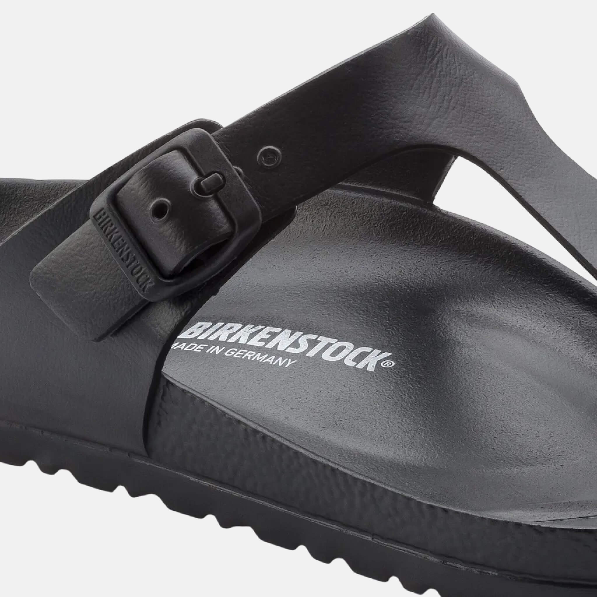 Čierne Regular papuče Birkenstock Gizeh EVA