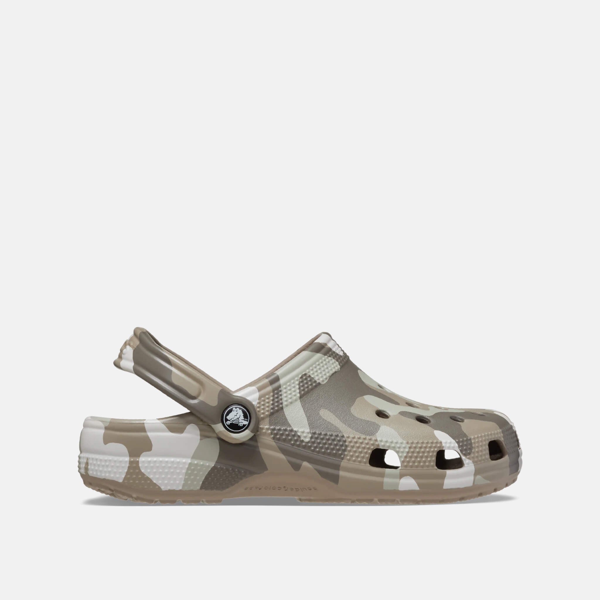 Classic Printed Camo Clog Mushroom/Multi