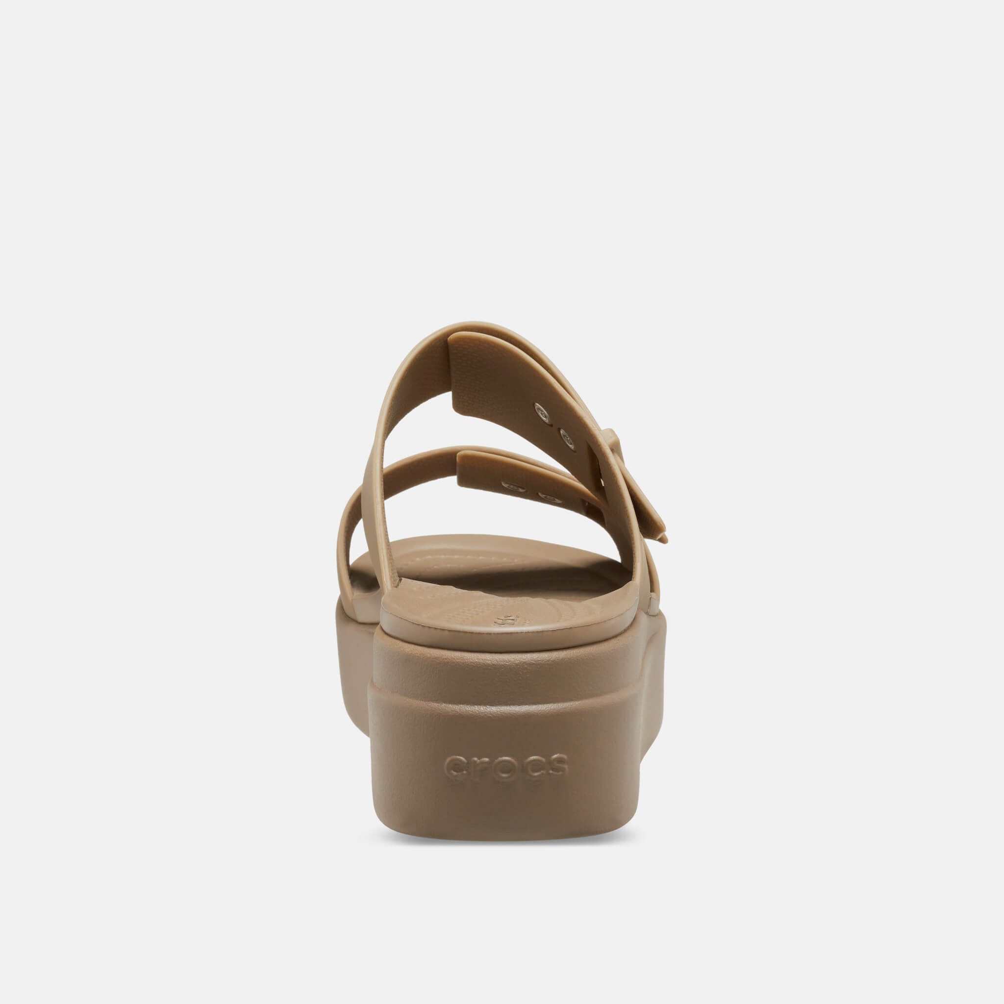 Brooklyn Buckle Low Wedge Khaki