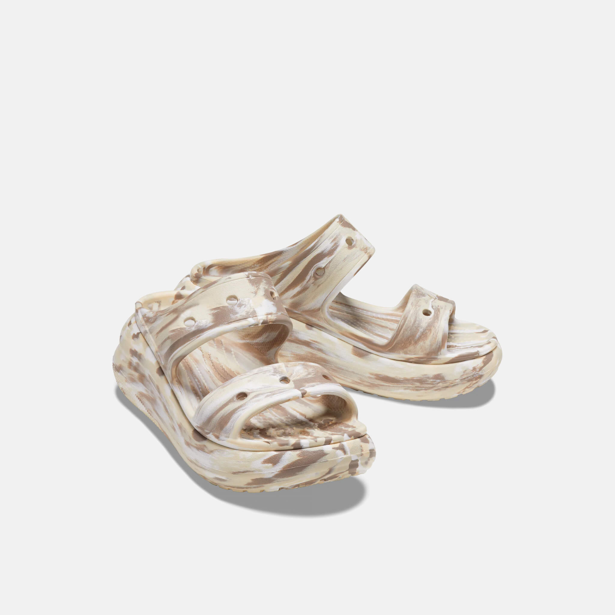 Classic Crush Marbled Sandal Bone/Multi