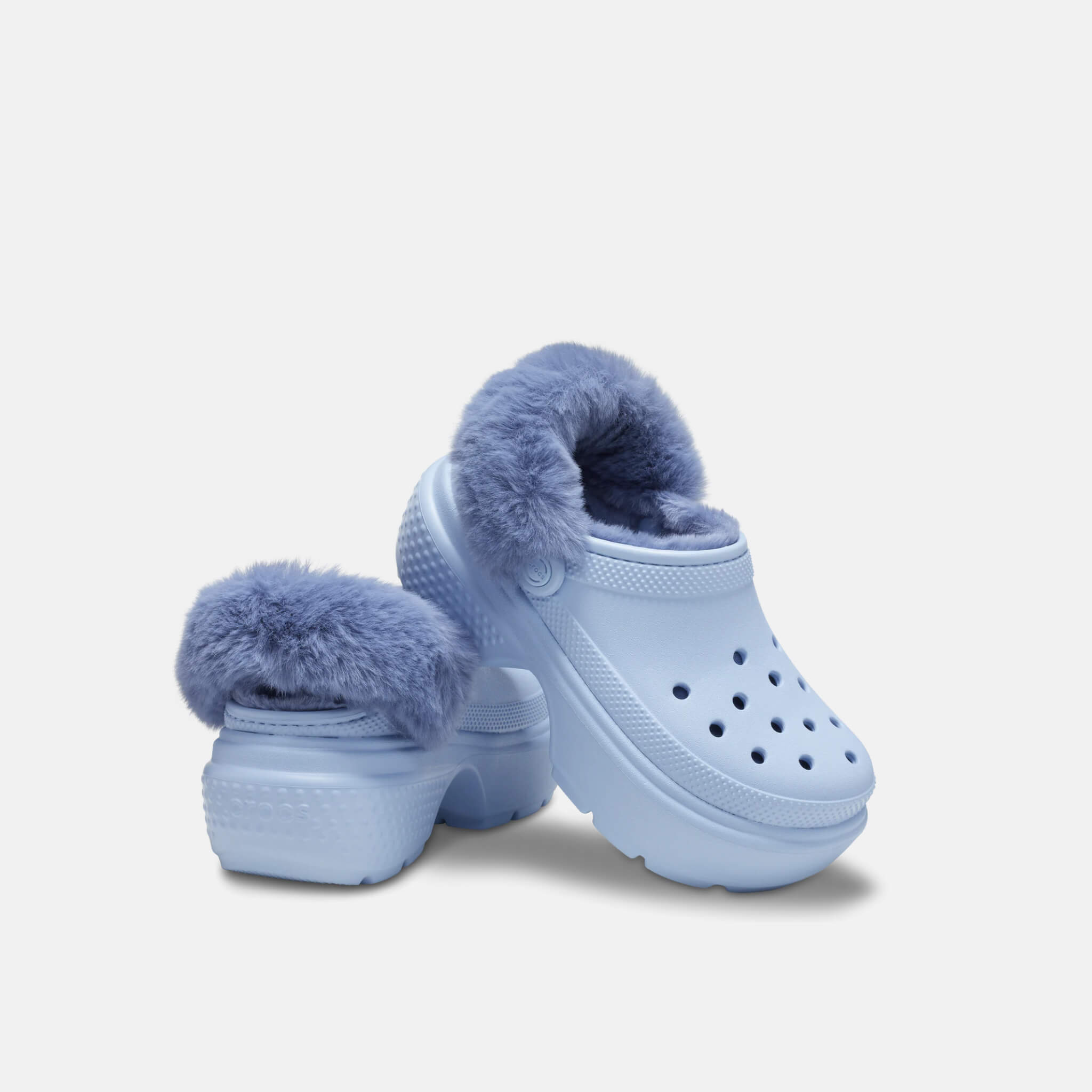 Stomp Lined Clog Blue Calcite