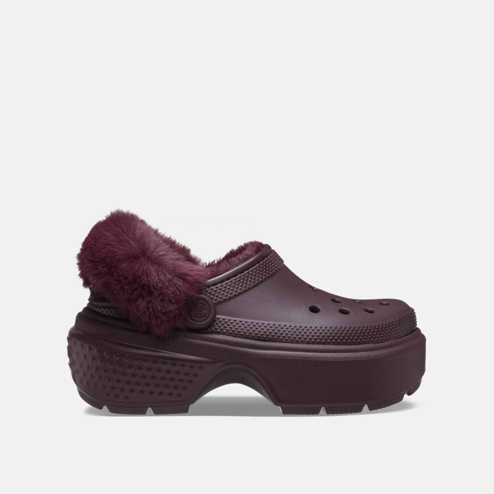 Stomp Lined Clog Dark Cherry