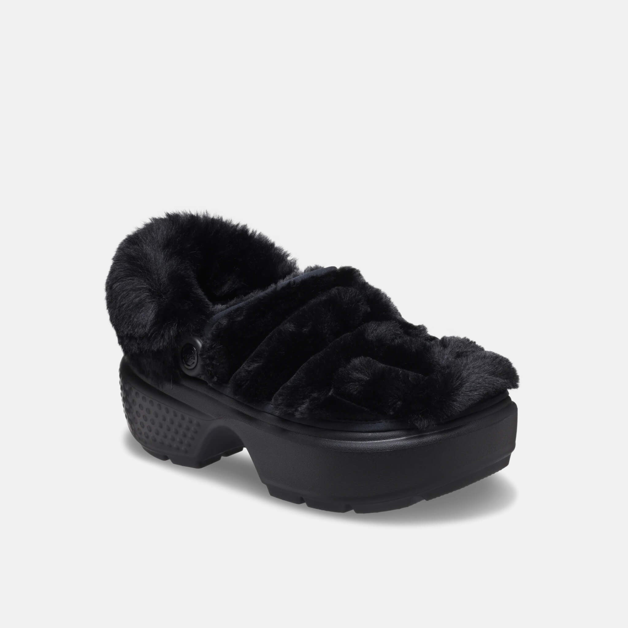 Stomp Lined Quilted Clog Black