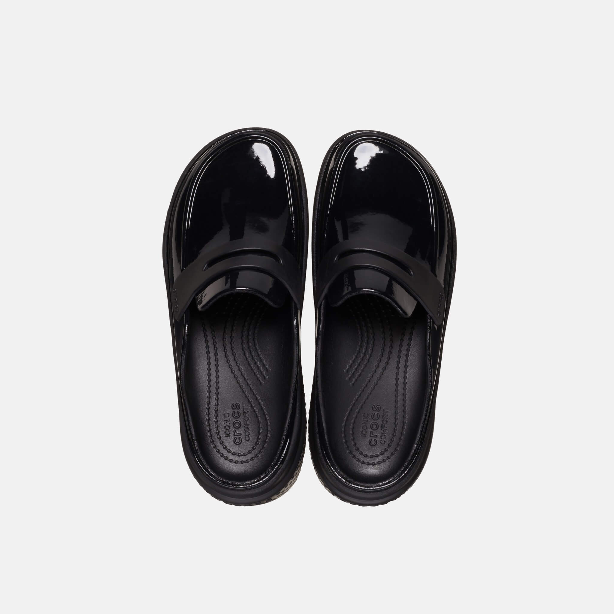 Stomp High Shine Loafer Black