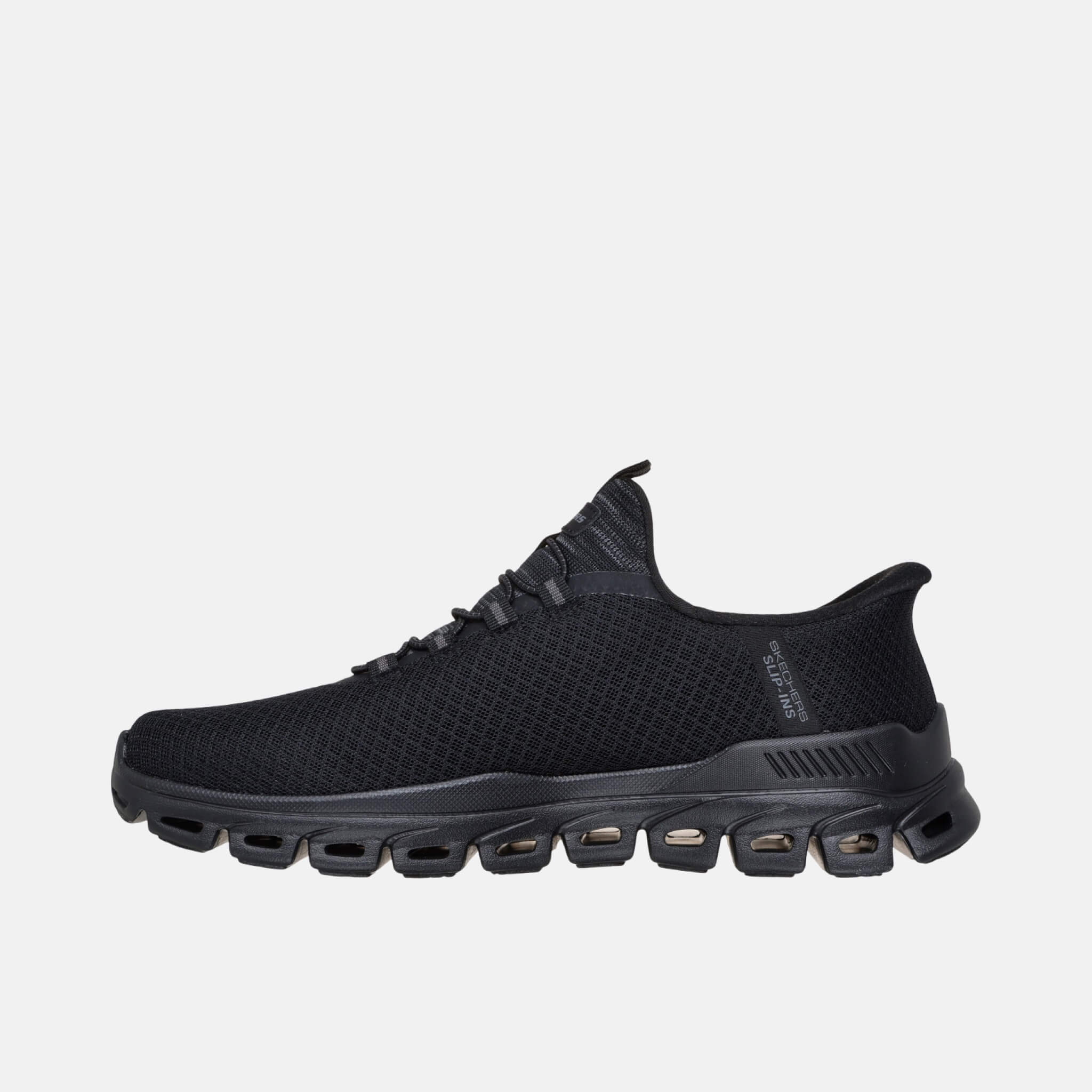 Pánske čierne tenisky Skechers Slip-ins: Glide-Step - Noxus