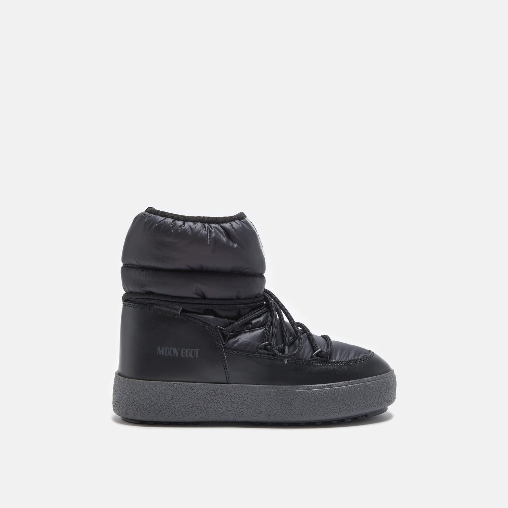 Pánske čierne snehule Moon Boot Mtrack Low Nylon WP