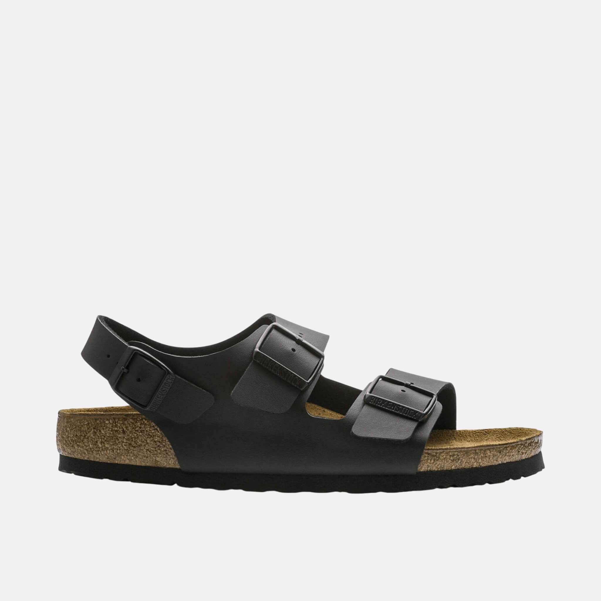 Čierne Regular Sandále Milano Natural Leather