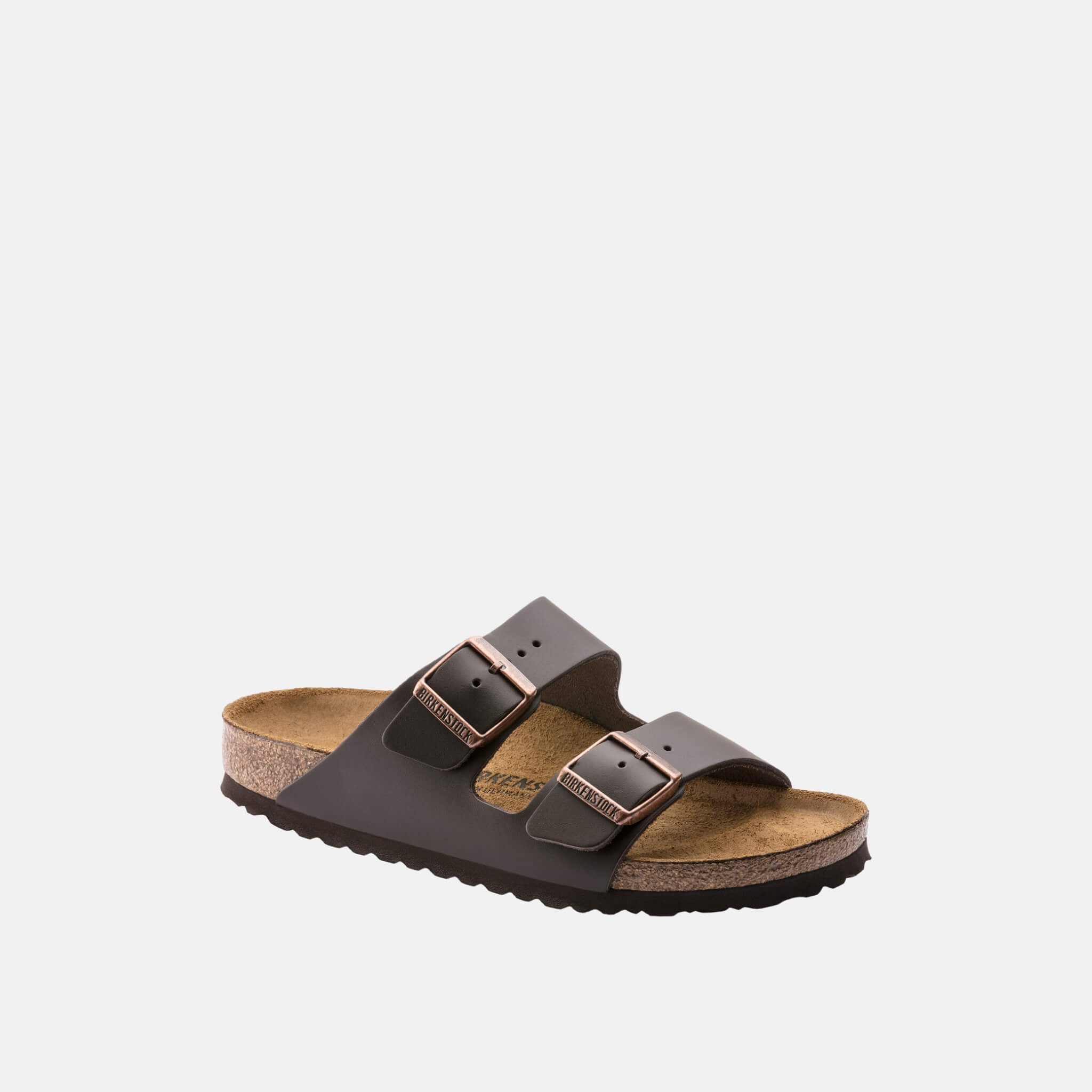 Hnedé Regular šľapky Birkenstock Arizona Smooth Leather