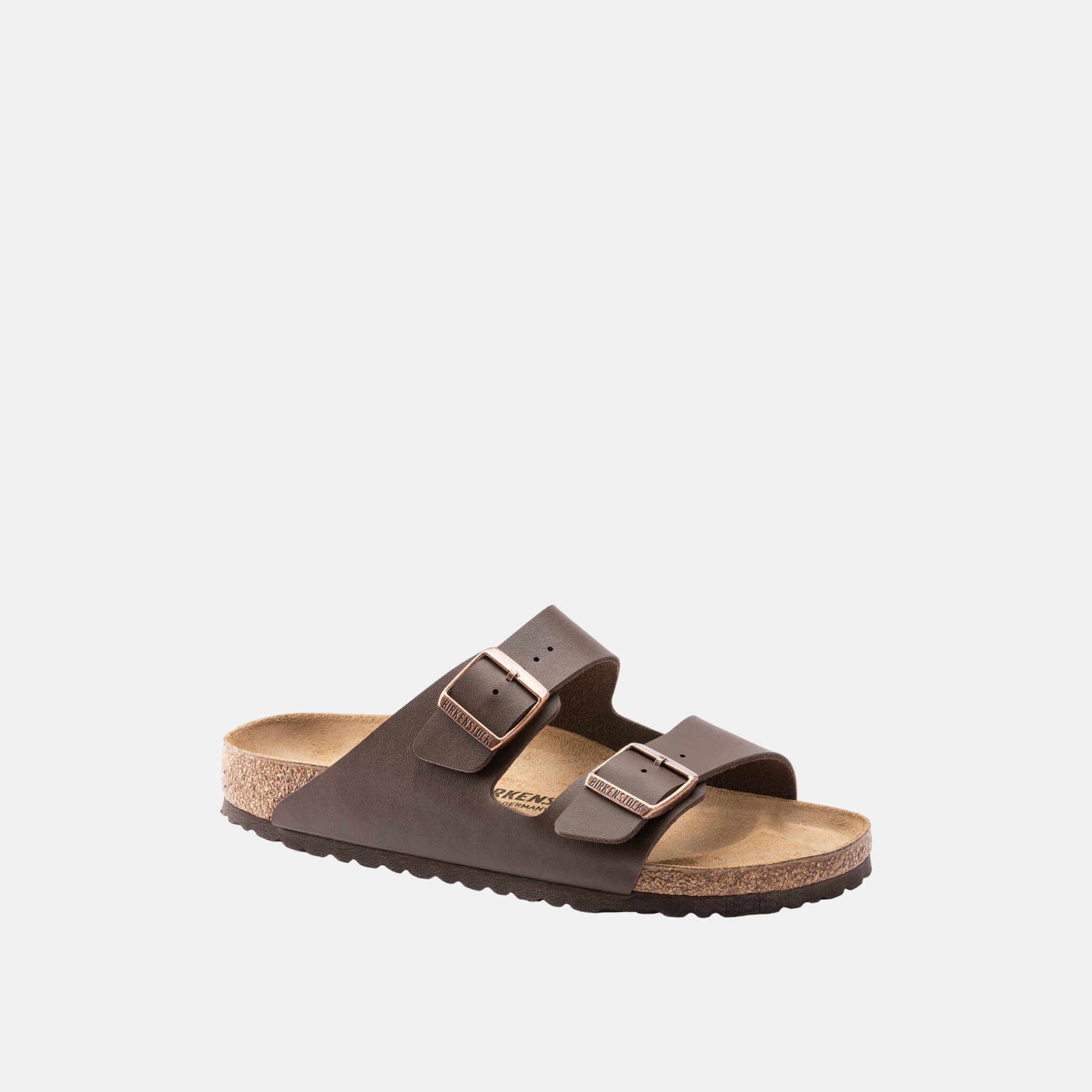 Hnedé Regular šľapky Birkenstock Arizona Birko-Flor