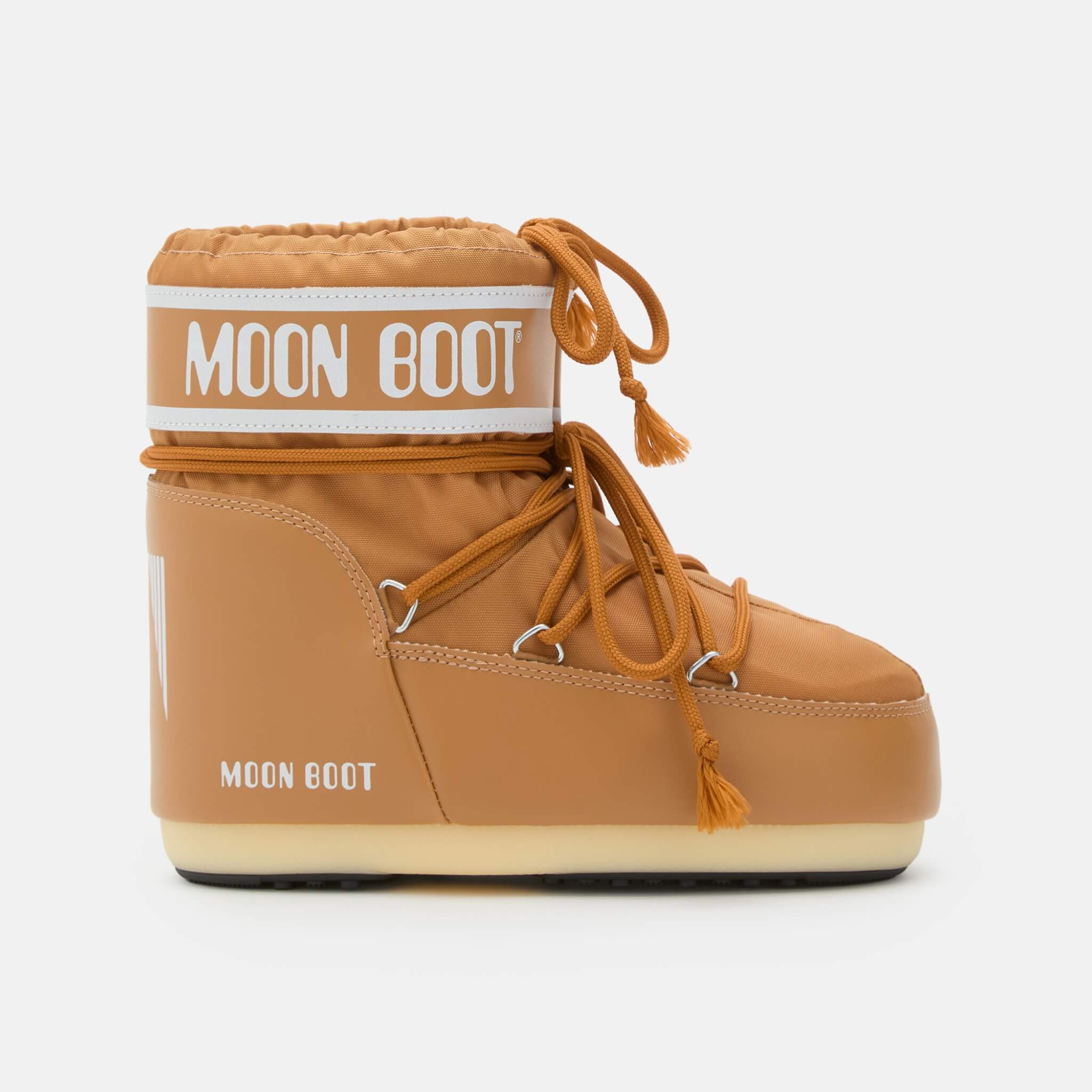 Dámske hnedé snehule Moon Boot Icon Low Nylon