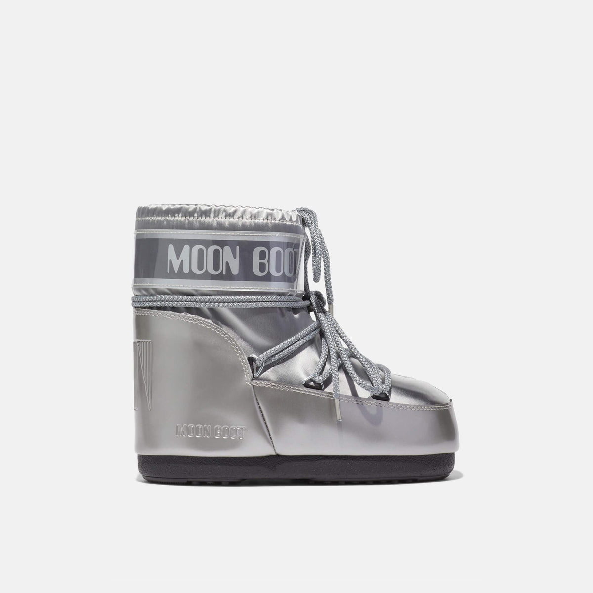 Dámske strieborné snehule Moon Boot Icon Low Glance