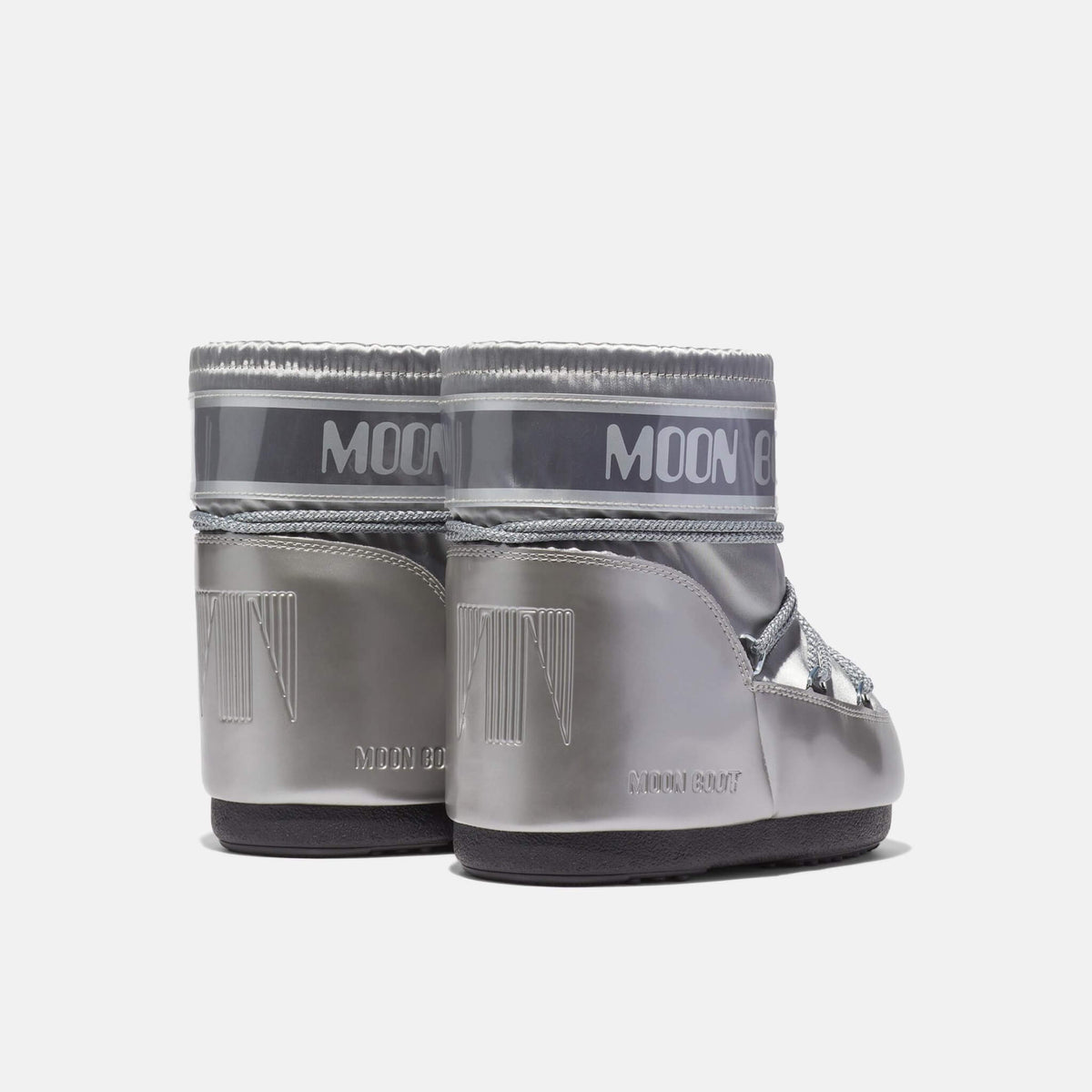 Dámske strieborné snehule Moon Boot Icon Low Glance