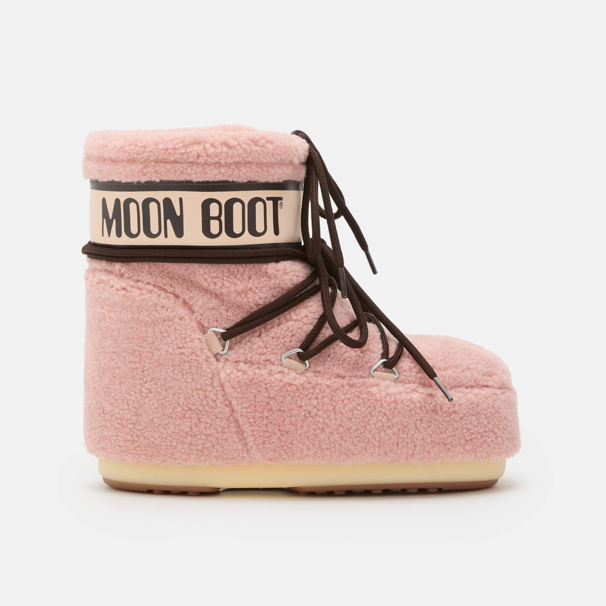 Dámske ružové snehule Moon Boot Icon Low Fleece