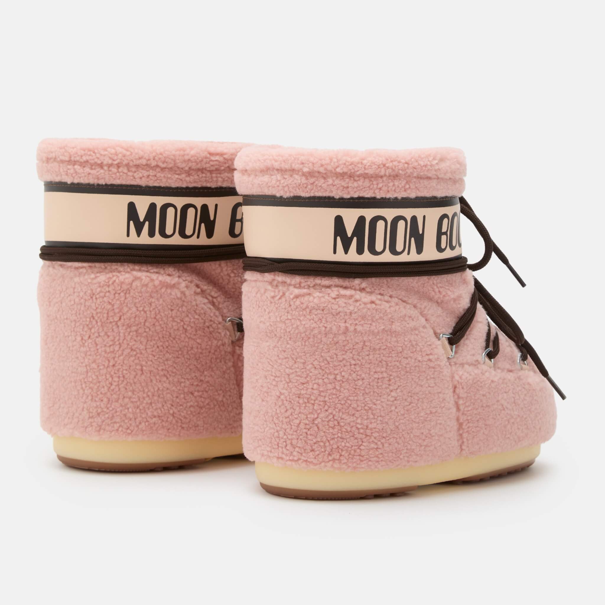 Dámske ružové snehule Moon Boot Icon Low Fleece