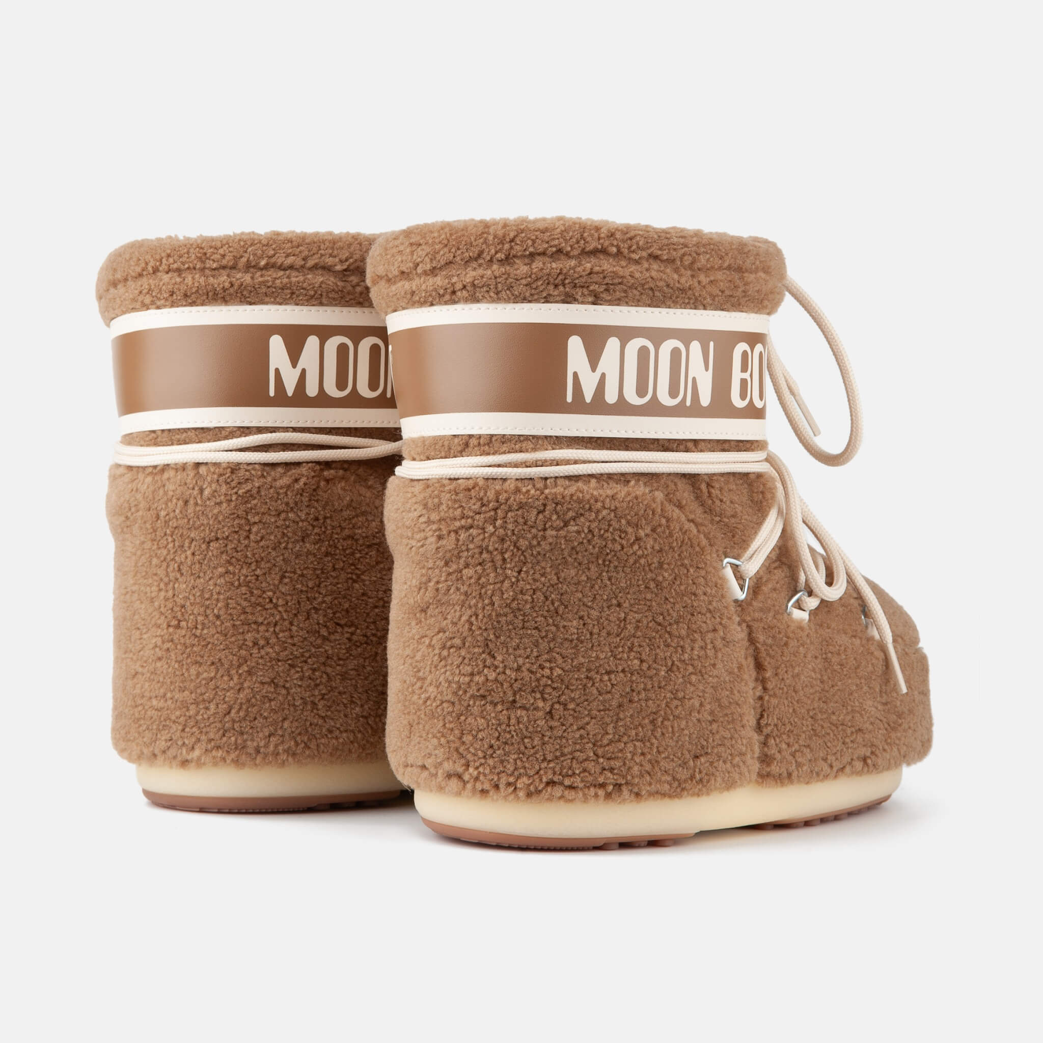 Dámske hnedé snehule Moon Boot Icon Low Fleece