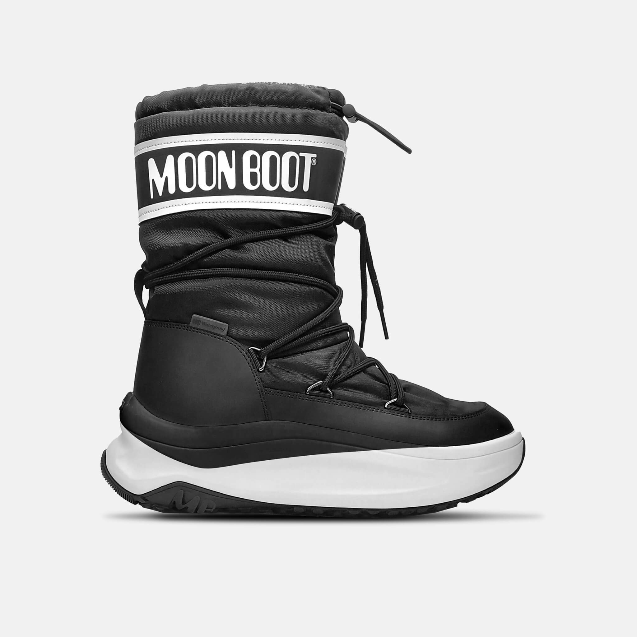 Pánske čierne snehule Moon Boot Moon247 Polar WP