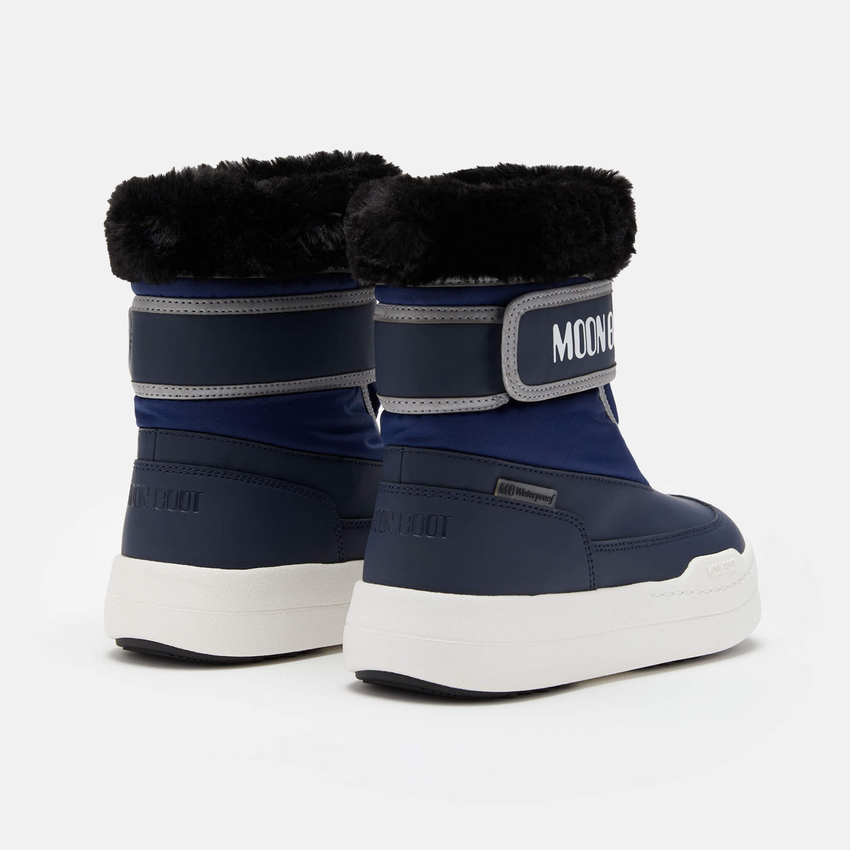 Detské modré snehule Moon Boot JR Park Strap