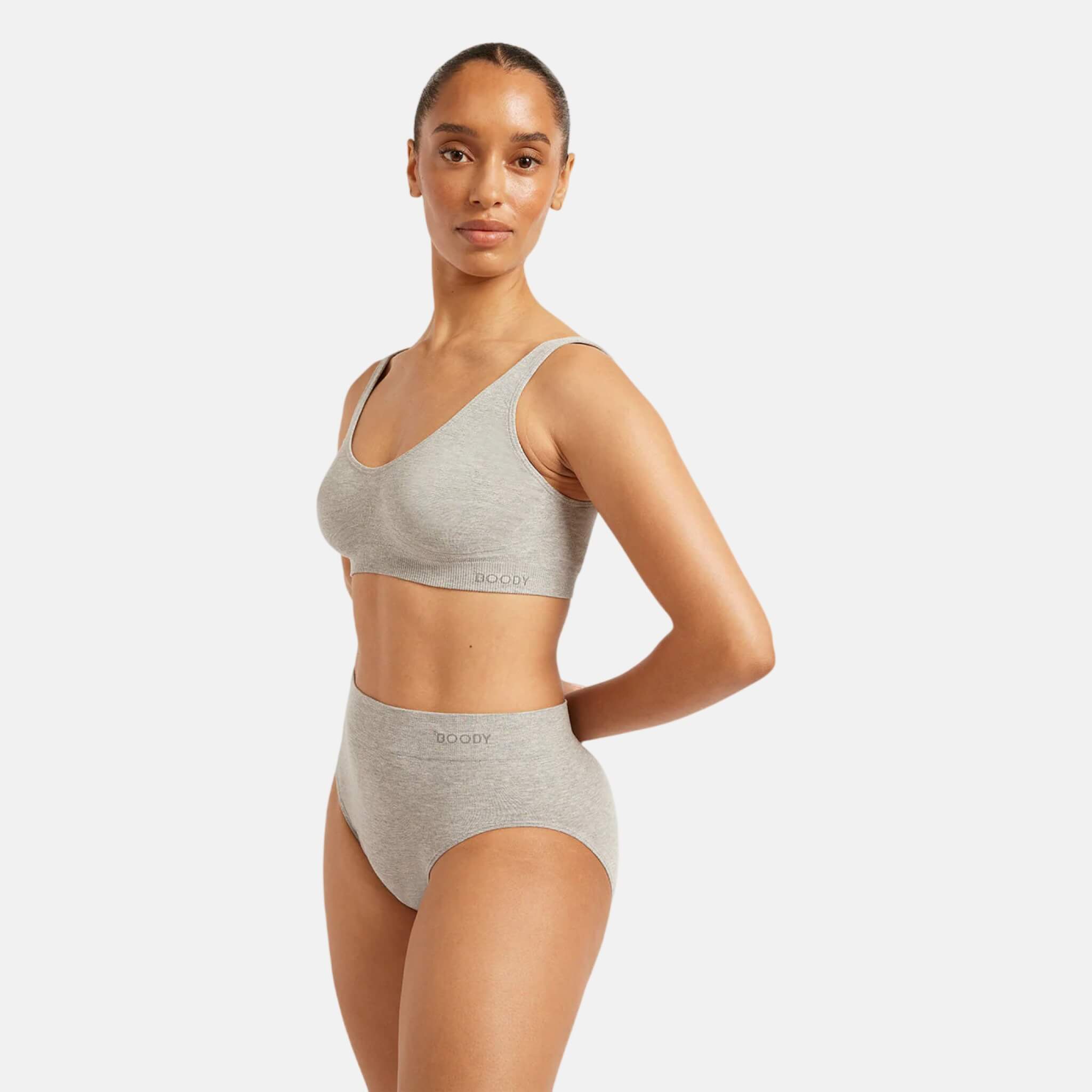 Šedé nohavičky Boody Full Briefs