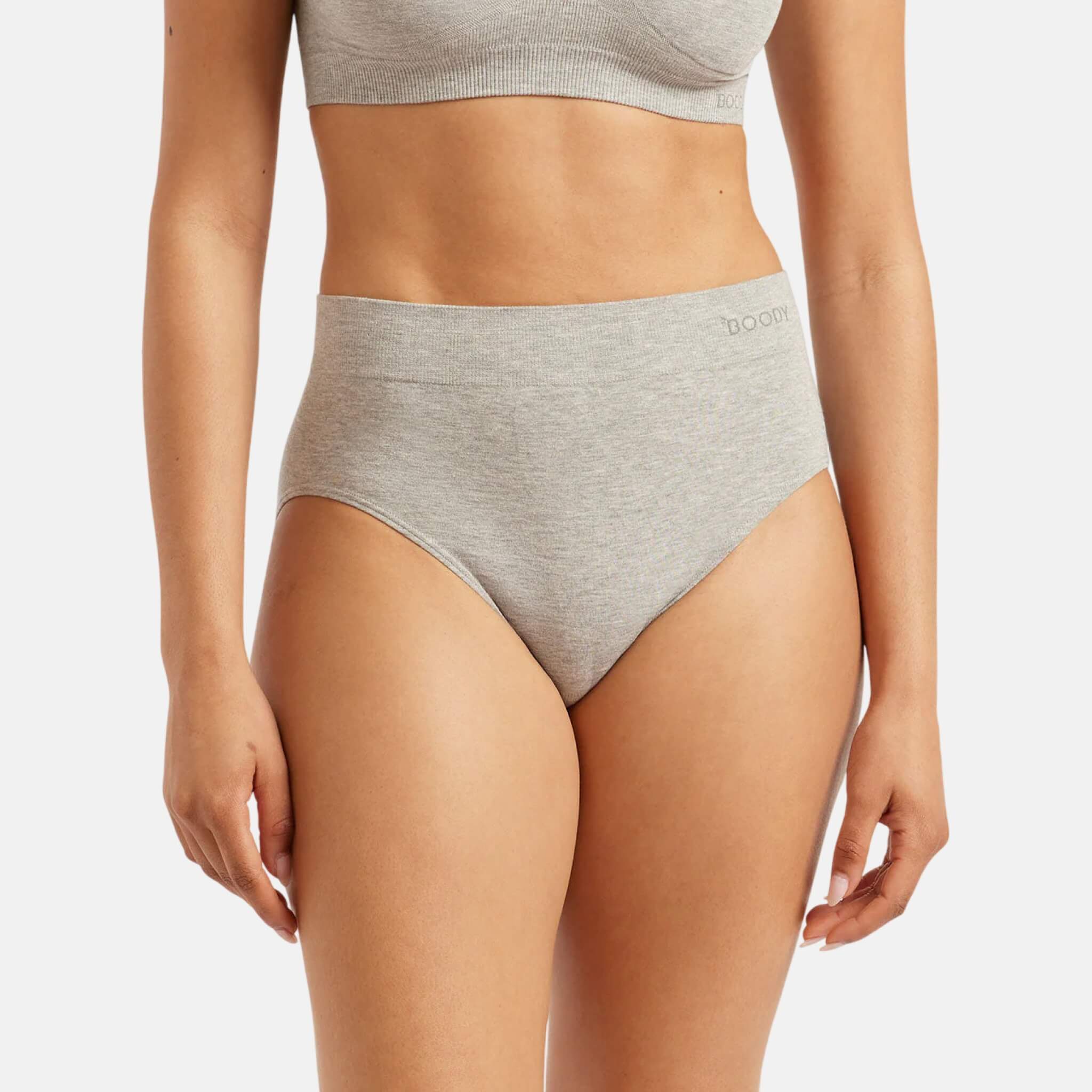 Šedé nohavičky Boody Full Briefs