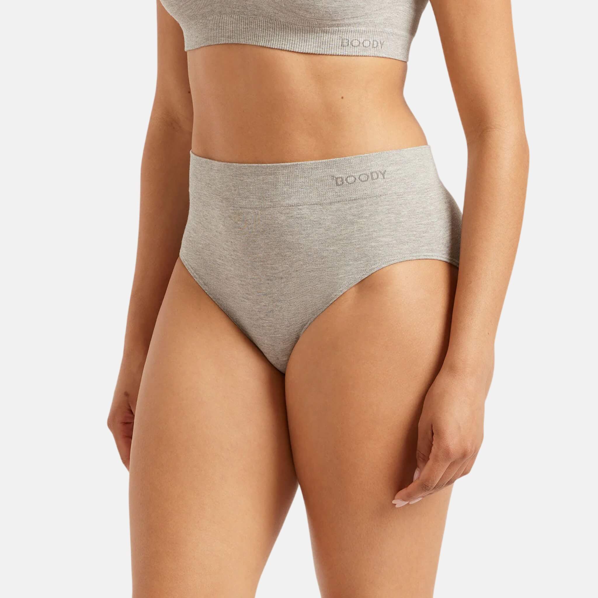 Šedé nohavičky Boody Full Briefs