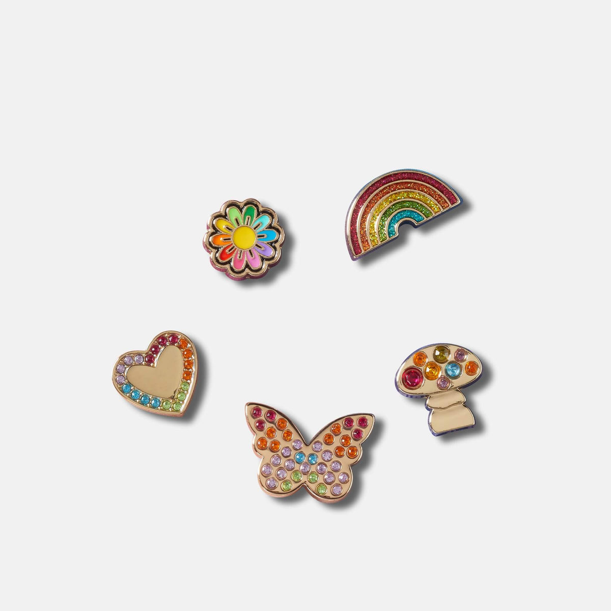 Jibbitz™ - Rainbow Elevated Festival 5 ks