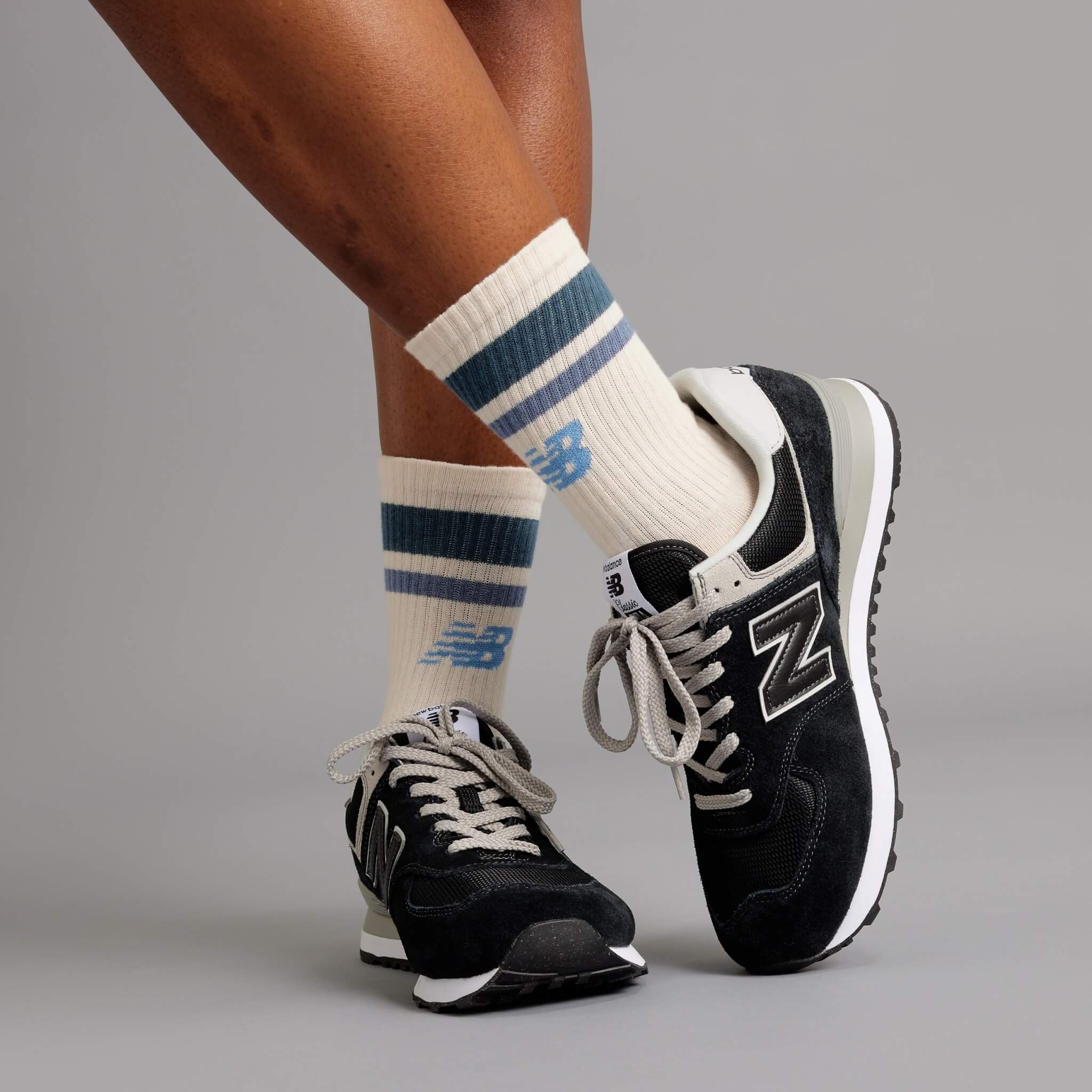 Pánske čierne voľnočasové tenisky New Balance ML574