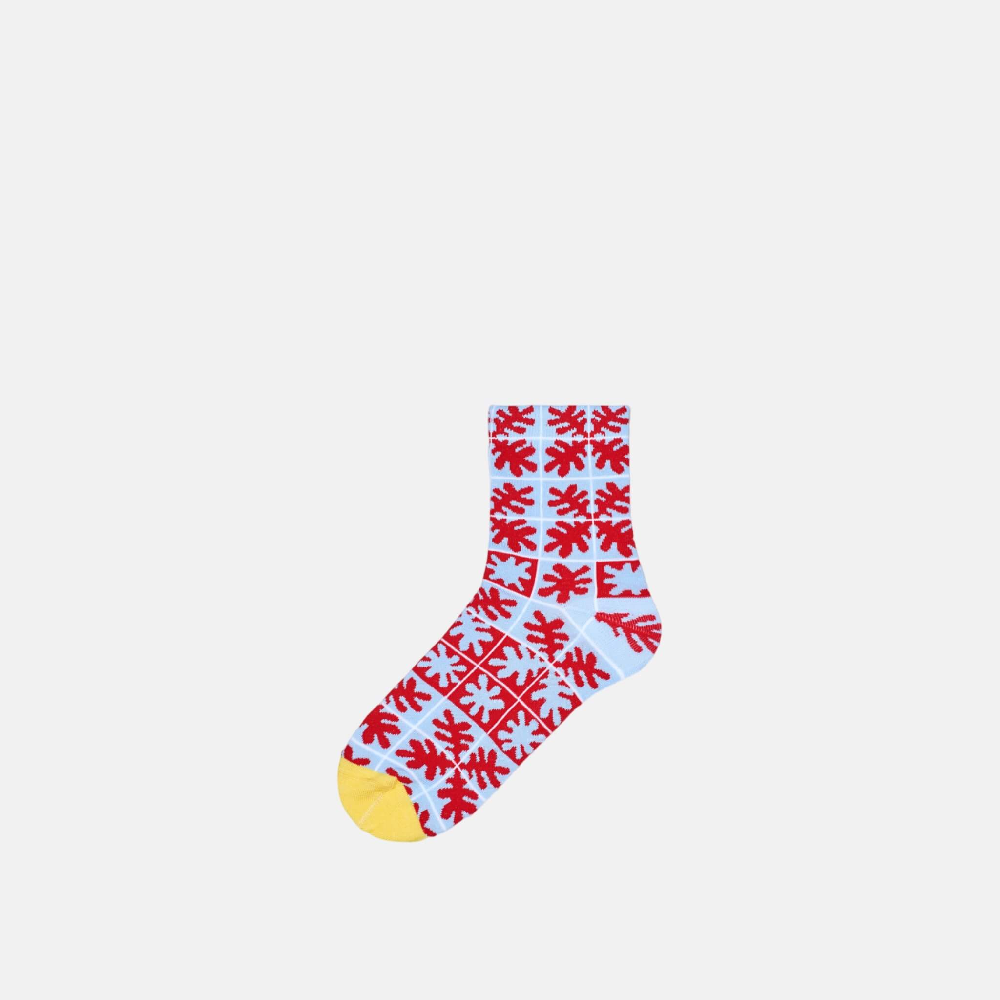 Dámske červené teplé ponožky Happy Socks Emilia // kolekcia Hysteria