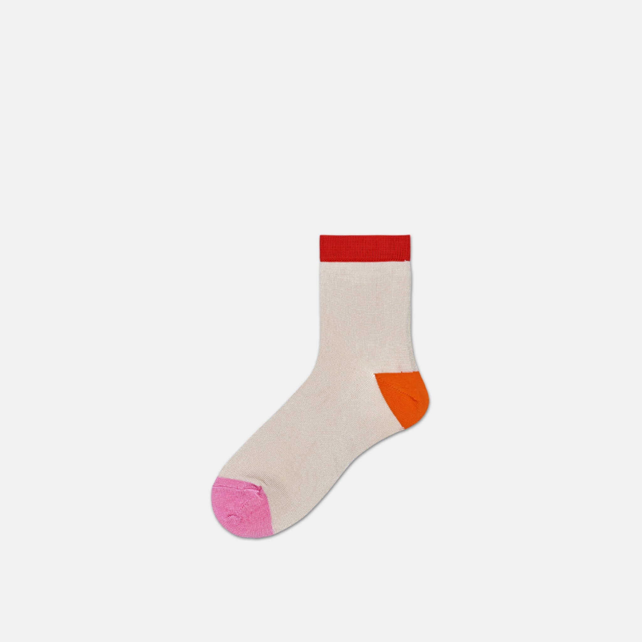 Dámske krémové ponožky Happy Socks Grace // kolekcia Hysteria
