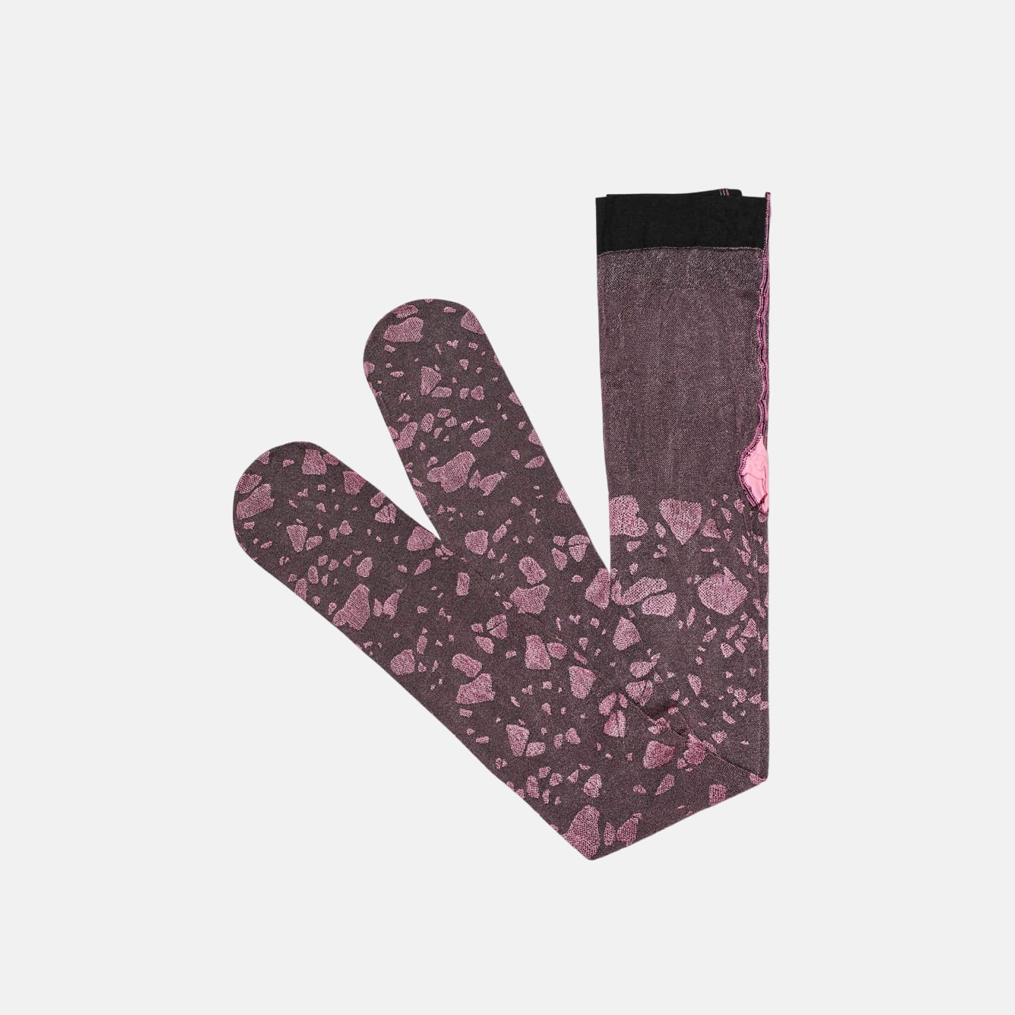 Dámske hnedé pančuchy Happy Socks Sophia // kolekcia Hysteria