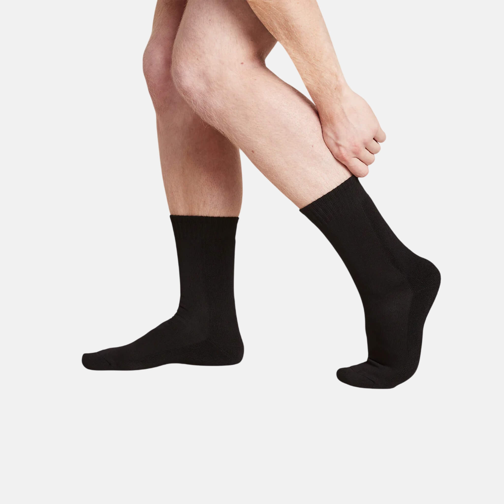 Pánske čierne ponožky Boody Men's Work/Boot Socks