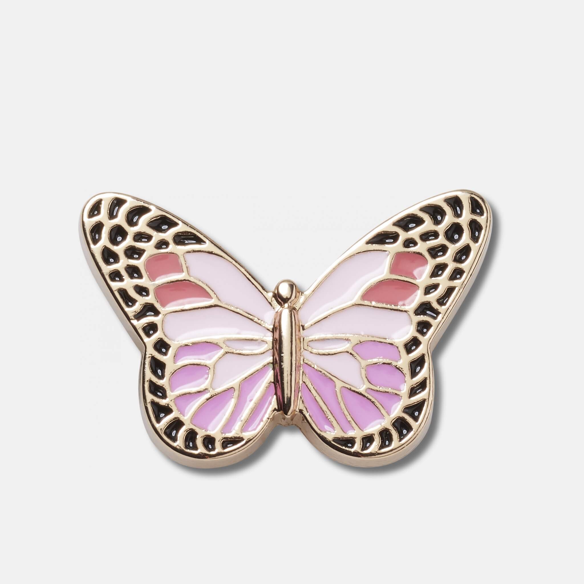 Jibbitz™ - Pink Elevated Colorful Butterfly
