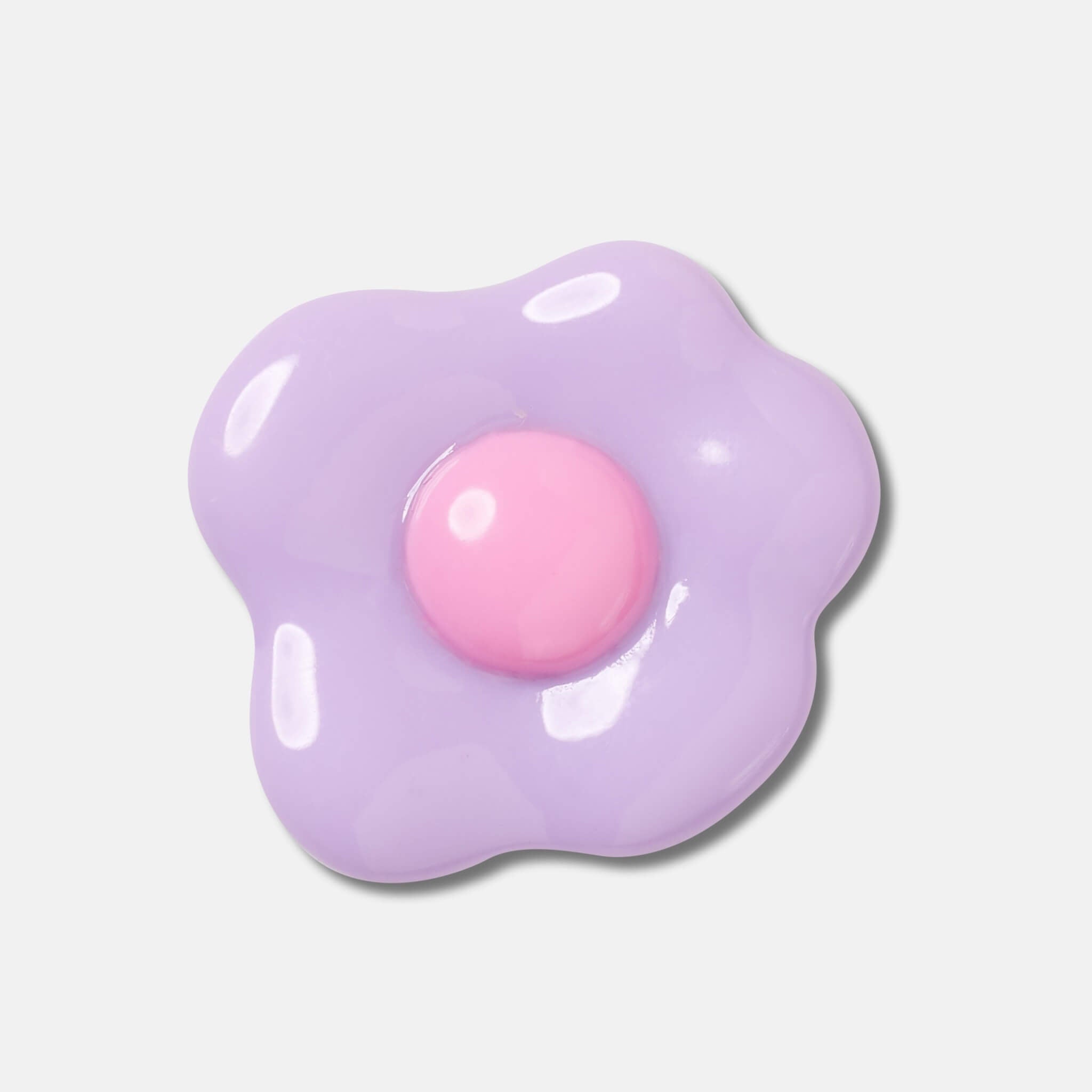 Odznačik Jibbitz – Dainty Acrylic Purple Daisy