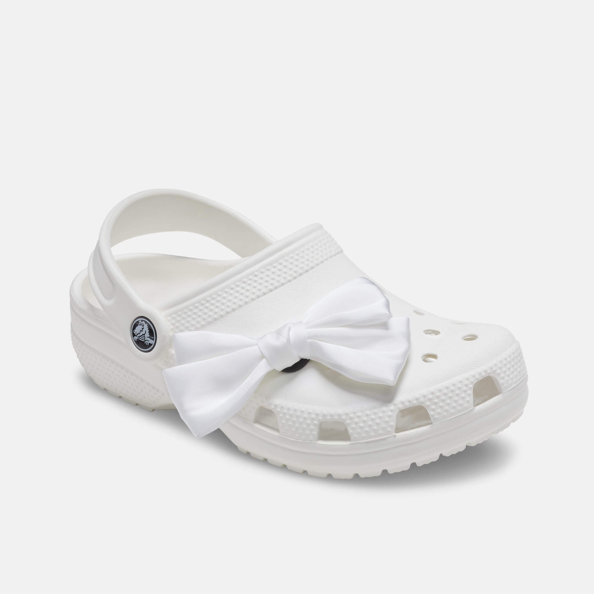 Odznačik Jibbitz – Oversized Regal White Bow