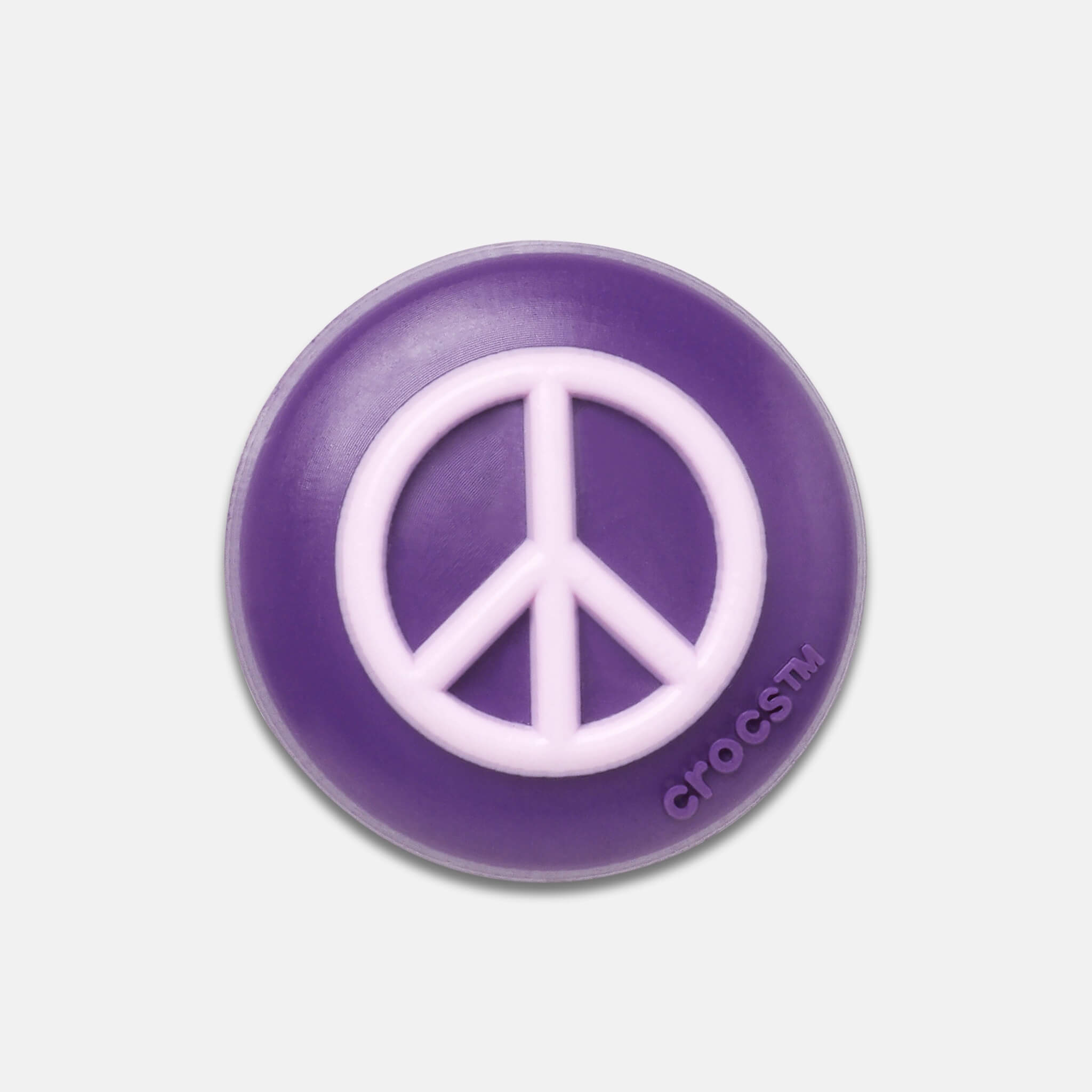 Odznačik Jibbitz – Black and Pink Peace Sign