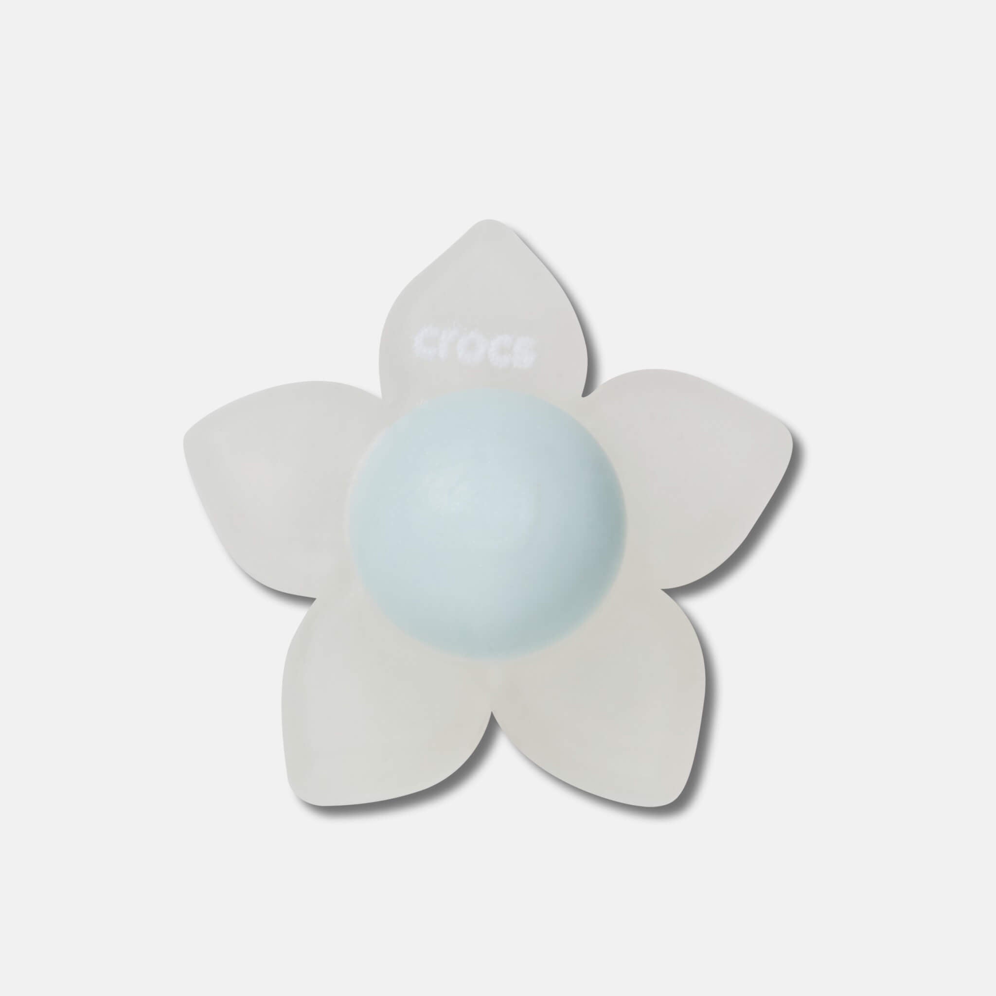 Odznačik Jibbitz – Iridescent Flower Dark Blue