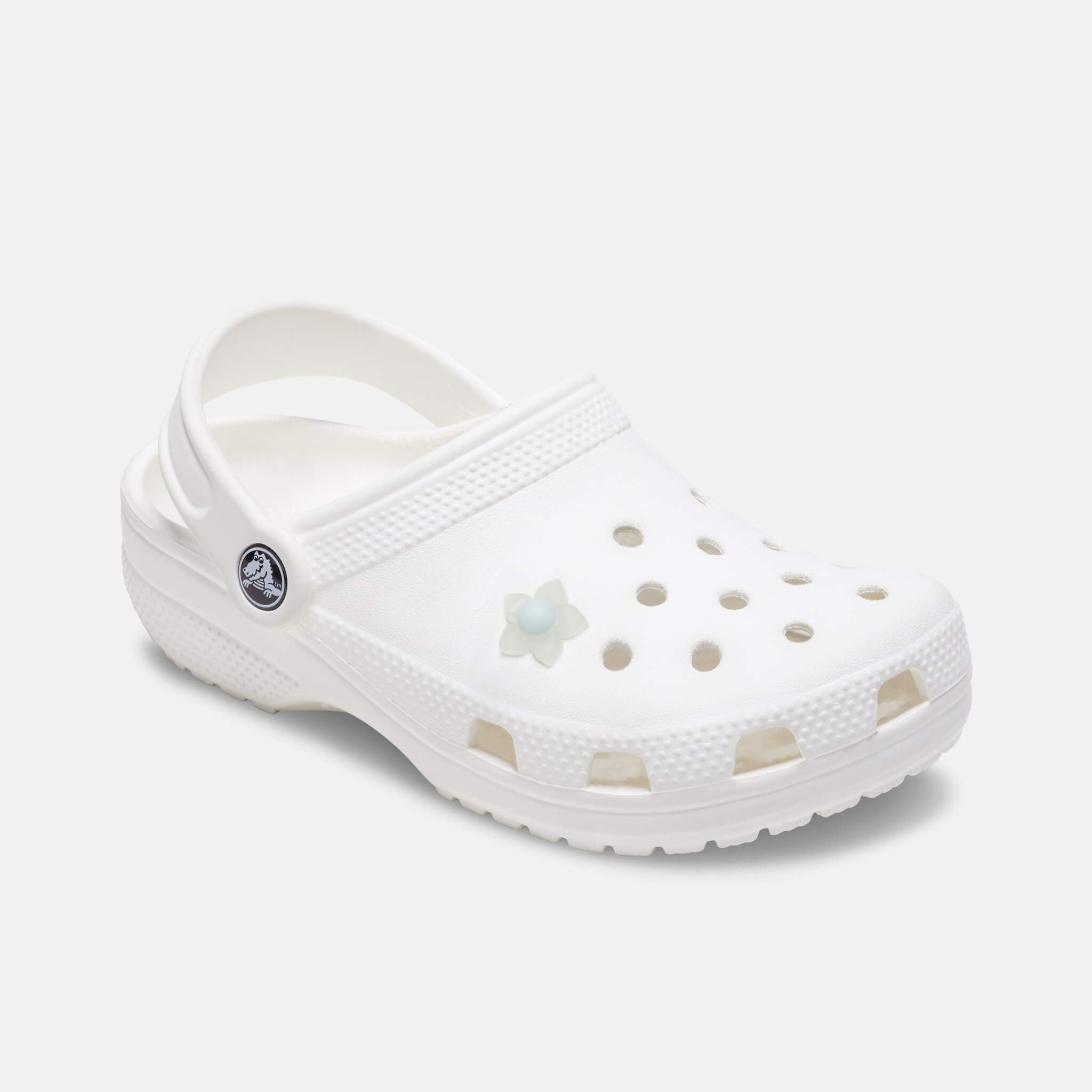 Odznačik Jibbitz – Iridescent Flower Dark Blue