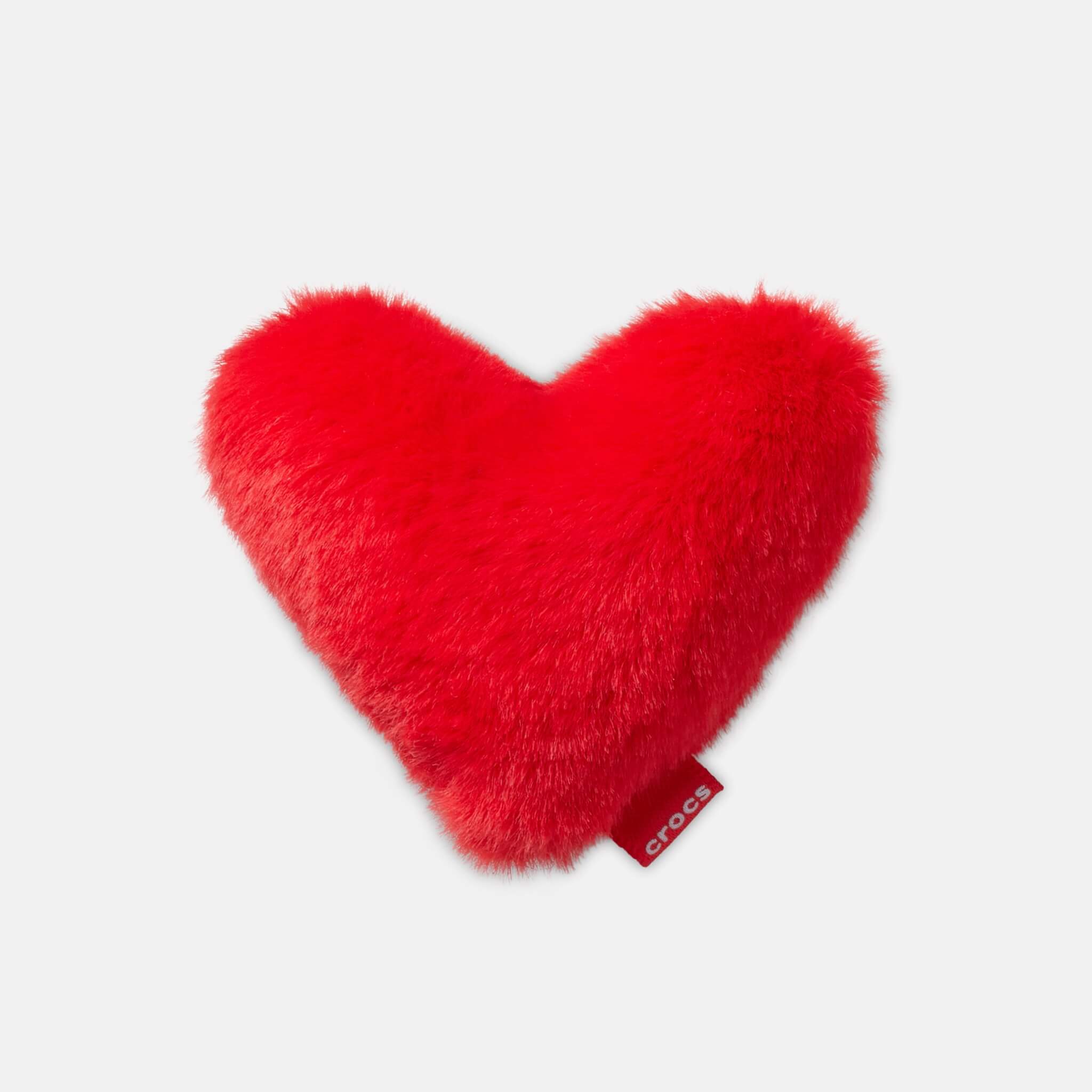 Odznačik Jibbitz – Red Fuzzy Heart