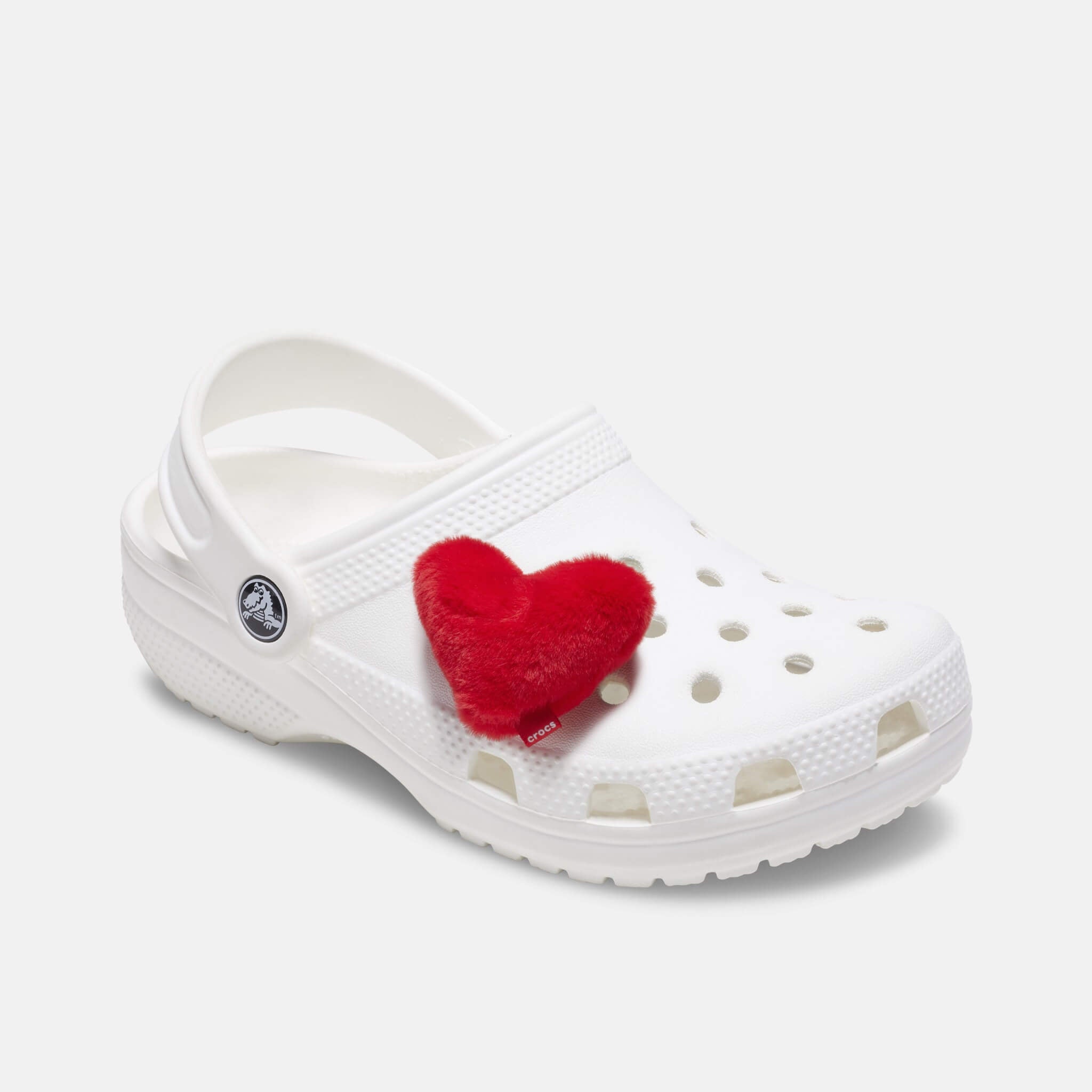Odznačik Jibbitz – Red Fuzzy Heart