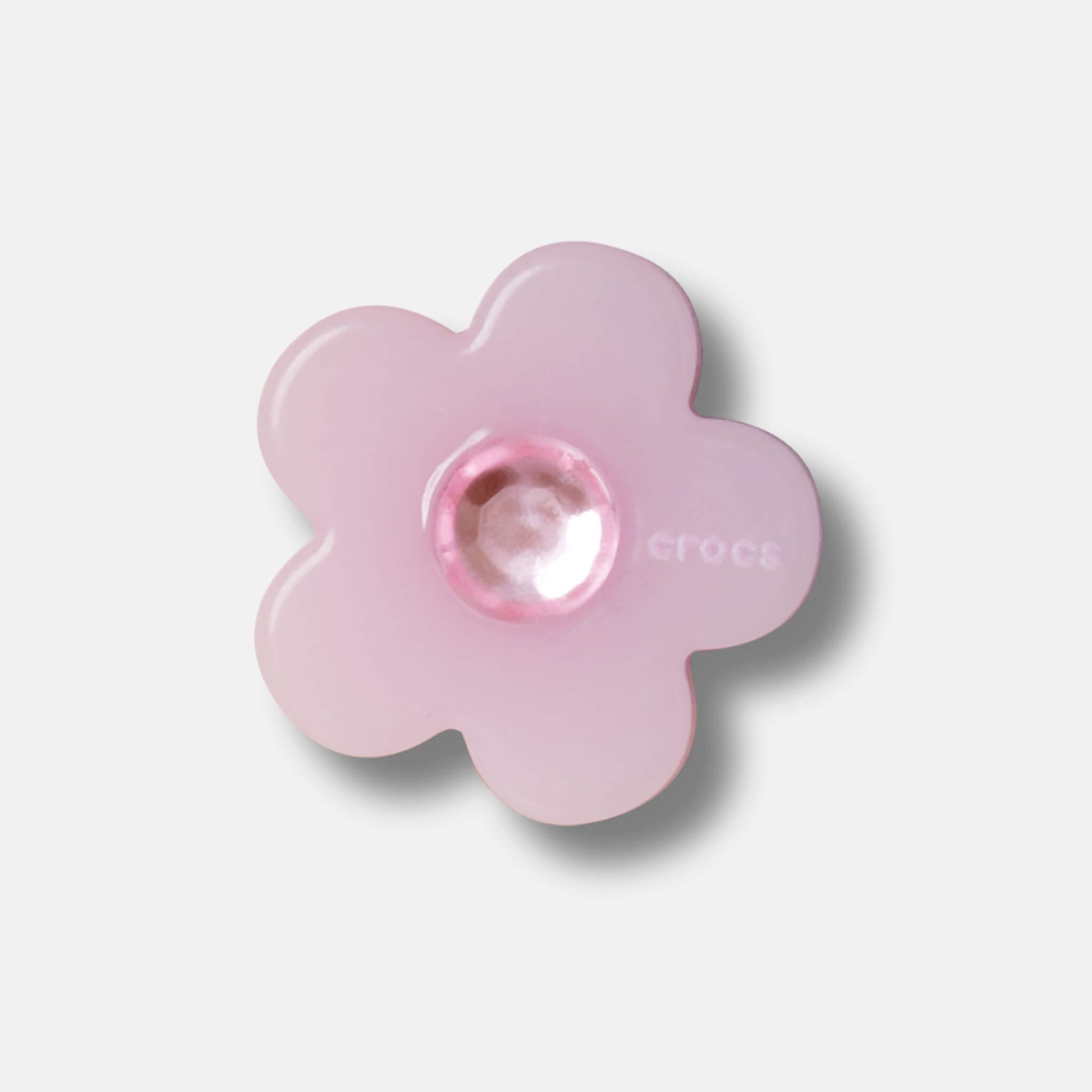 Odznačik Jibbitz – Pink Flower with Gem