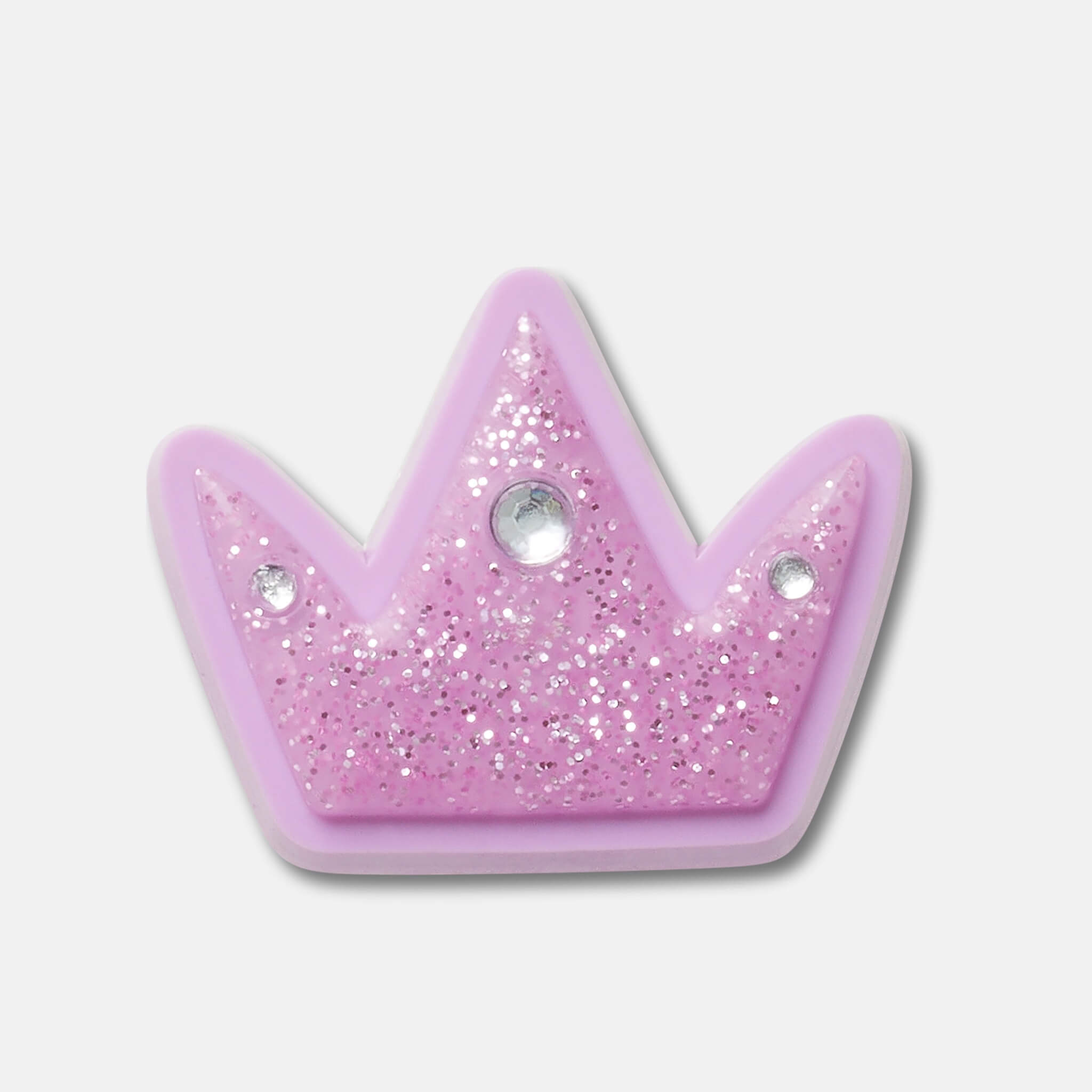 Odznačik Jibbitz – Tiny Purple Glitter Crown