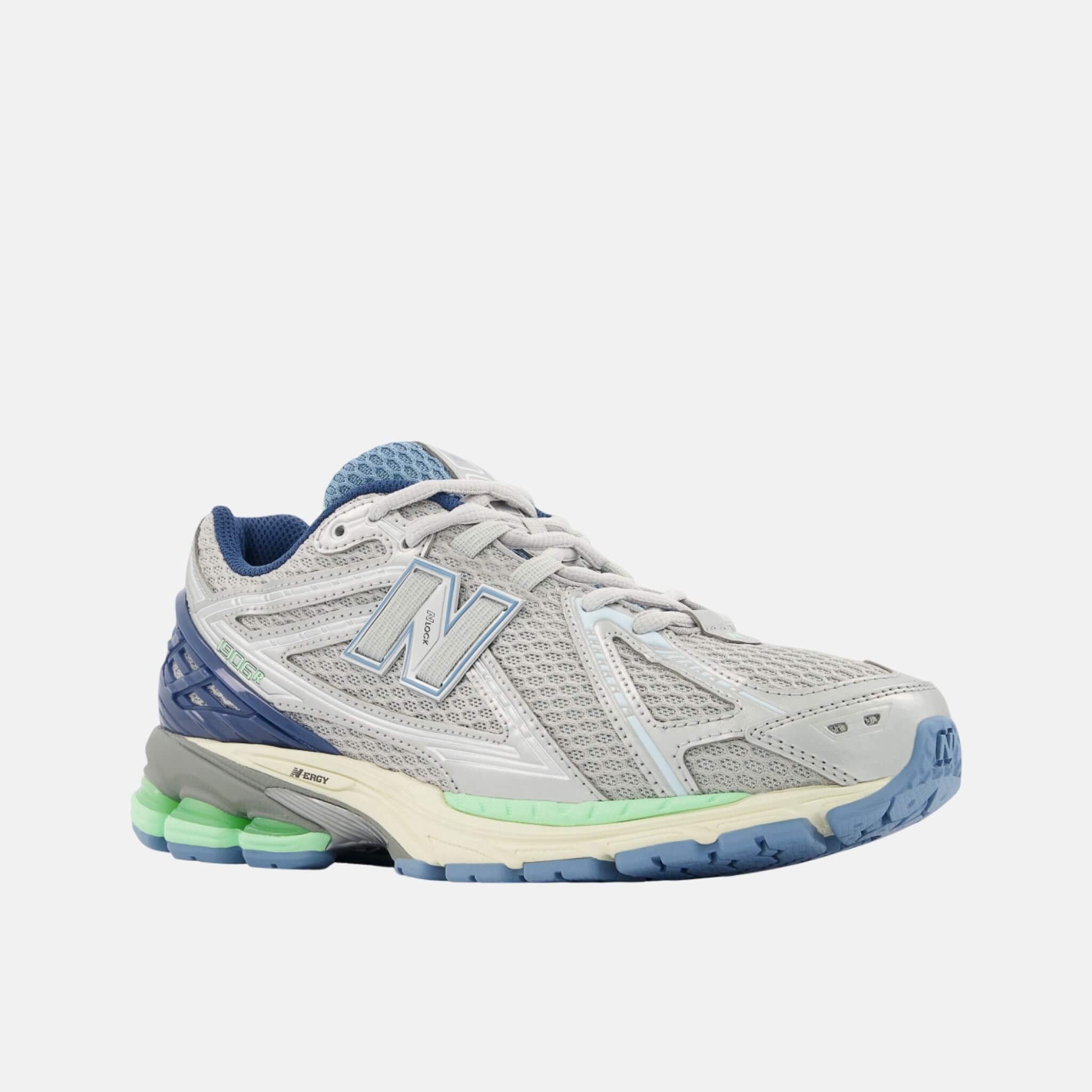 Unisex šedo-modré voľnočasové tenisky New Balance U1906R