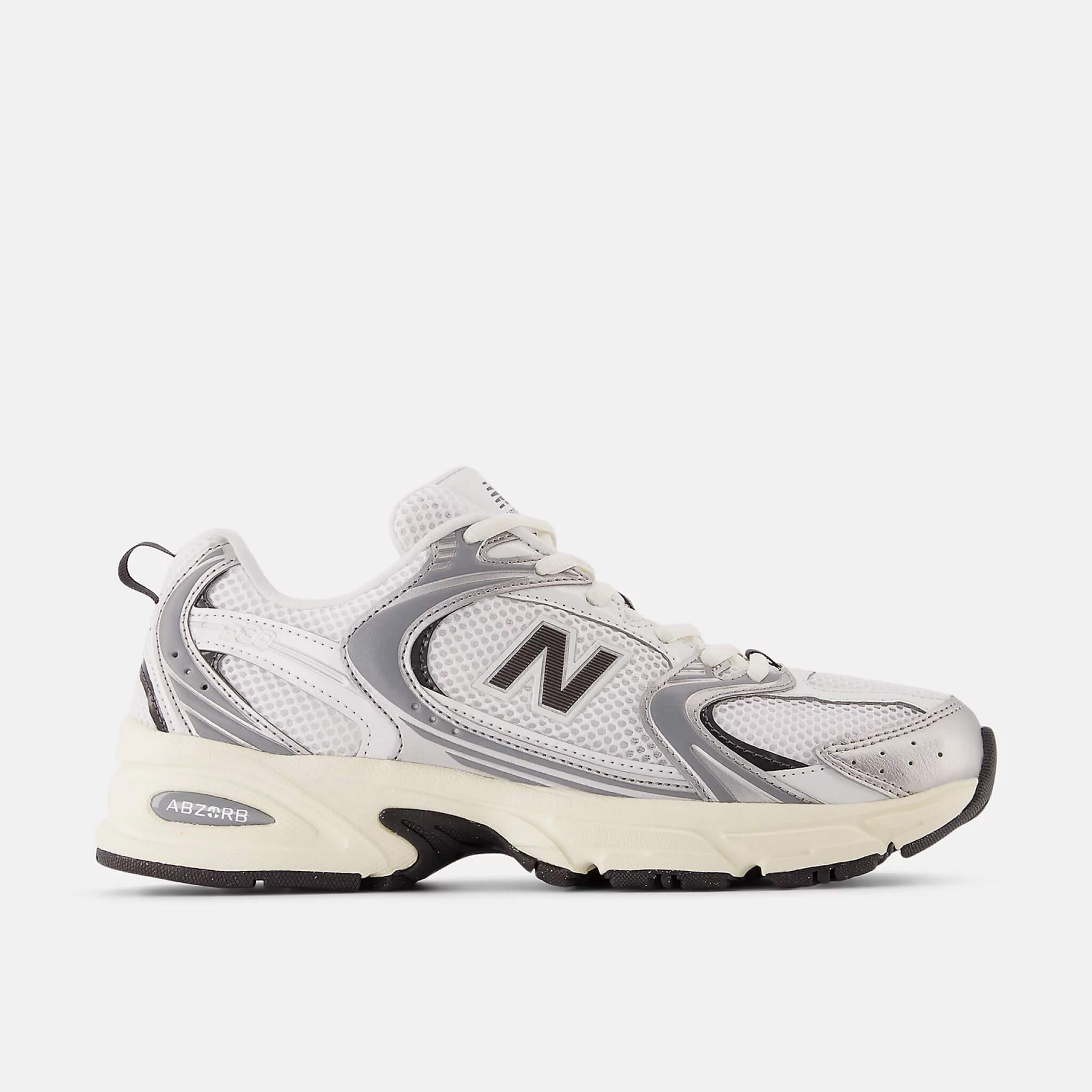 Unisex šedo-biele voľnočasové tenisky New Balance U530